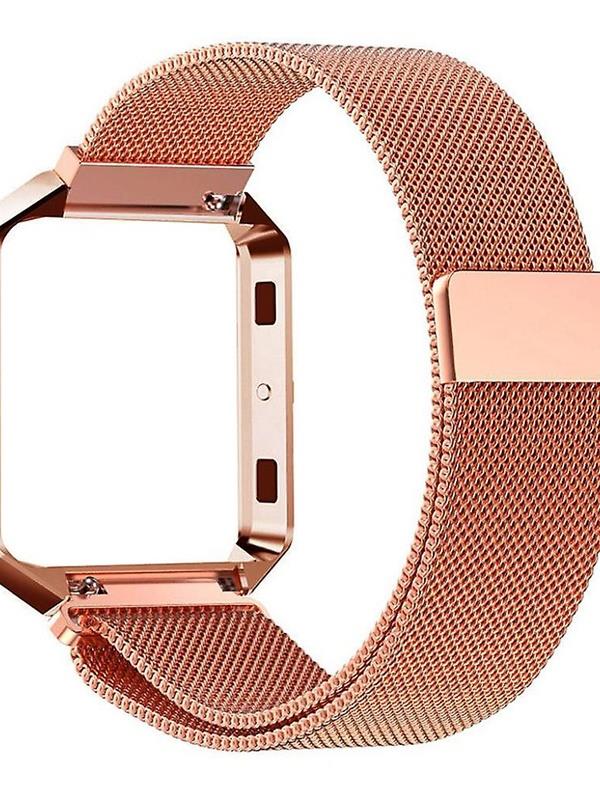 Markacase Fitbit Blaze Uyumlu Metal Mıknatıslı Milanese Kordon