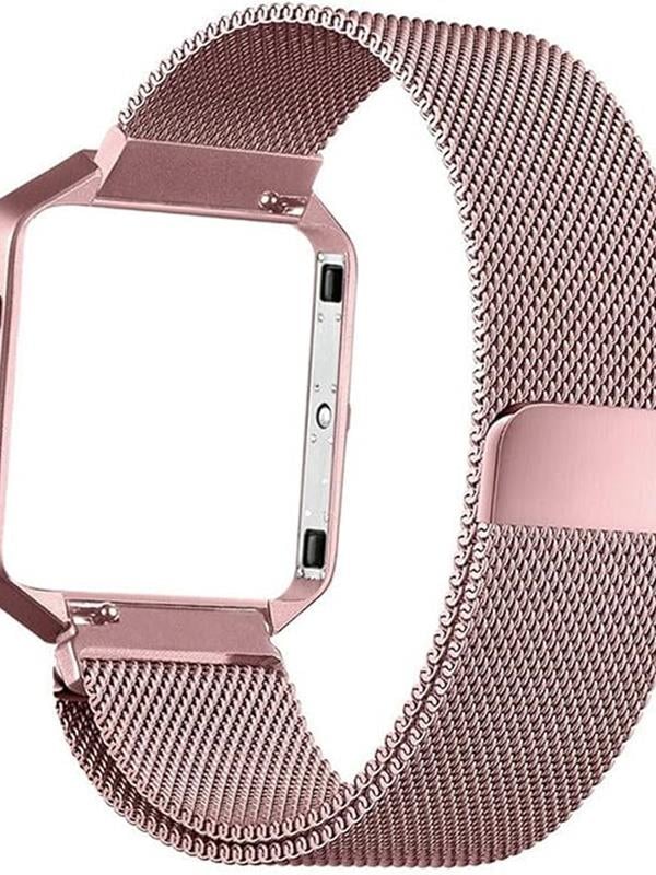 Markacase Fitbit Blaze Uyumlu Metal Mıknatıslı Milanese Kordon