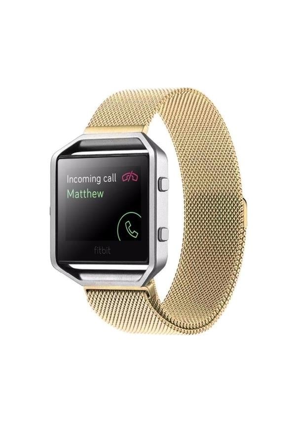Markacase Fitbit Blaze Uyumlu Metal Mıknatıslı Milanese Kordon
