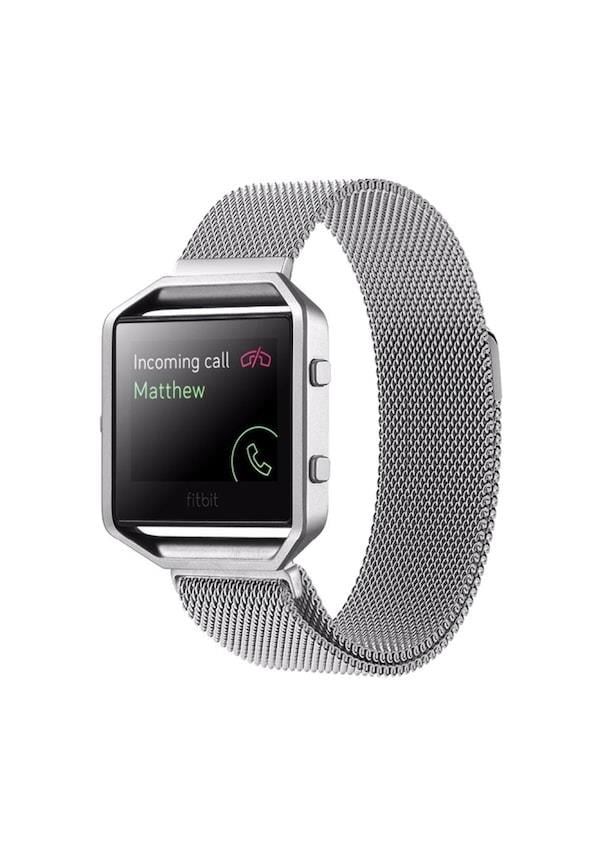 Markacase Fitbit Blaze Uyumlu Metal Mıknatıslı Milanese Kordon