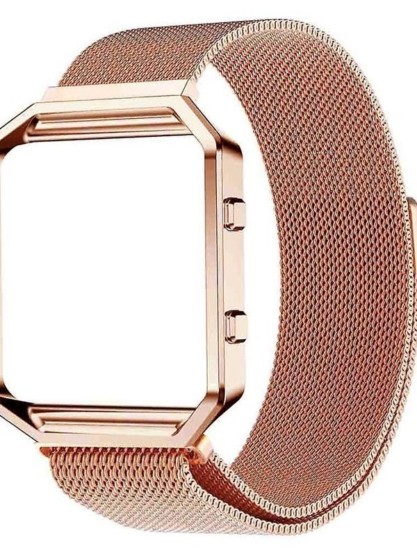 Markacase Fitbit Blaze Uyumlu Metal Mıknatıslı Milanese Kordon