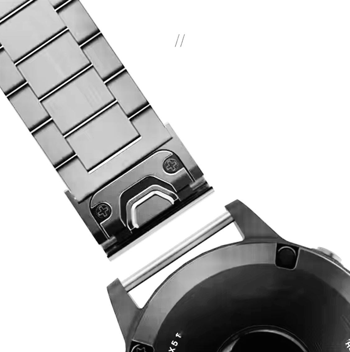 Markacase Garmın 26 MM Için Paslanmaz Çelik Metal Konnektör