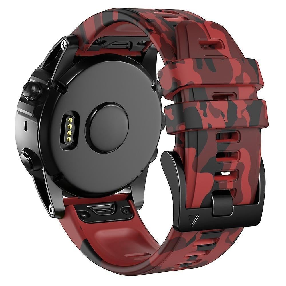 Markacase Garmin descent mk2 - mk2i (26MM) Kamuflaj Silikon Saat Kordonu