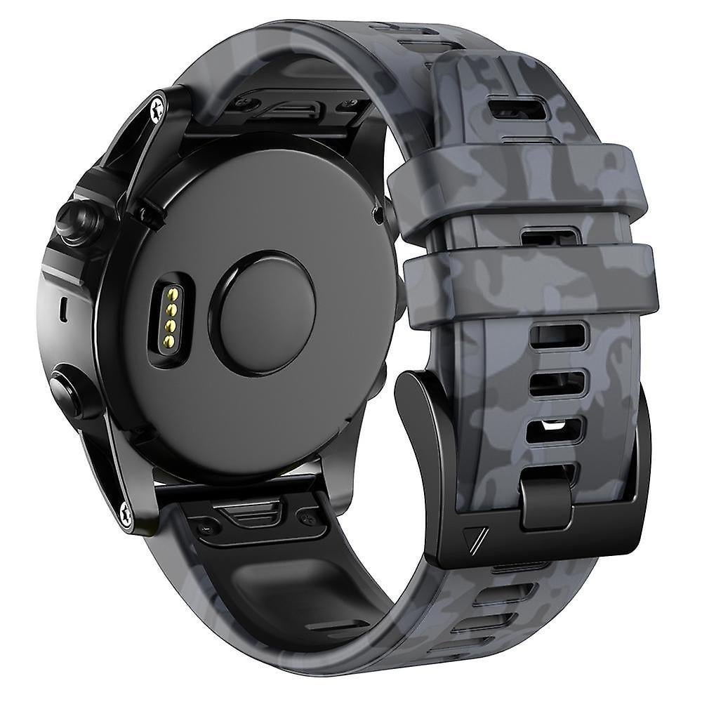 Markacase Garmin descent mk2 - mk2i (26MM) Kamuflaj Silikon Saat Kordonu