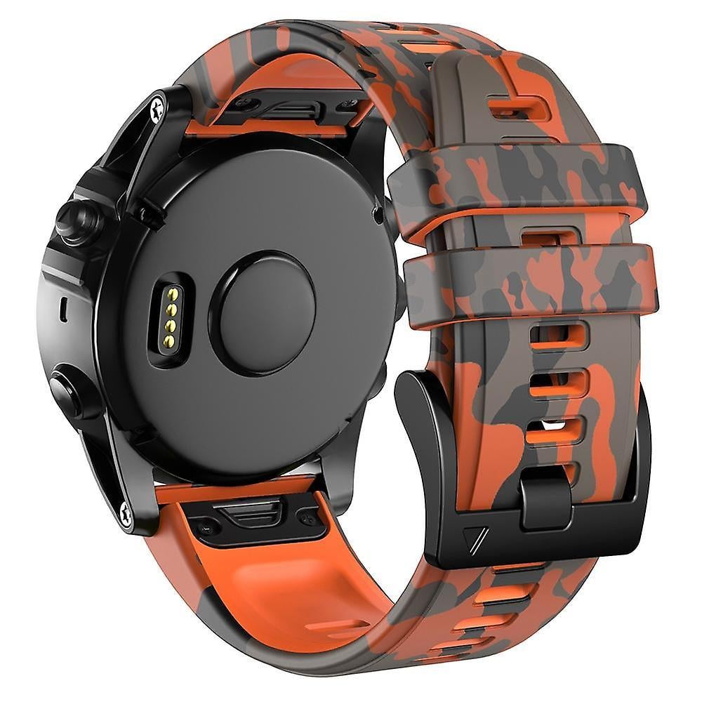Markacase Garmin descent mk2 - mk2i (26MM) Kamuflaj Silikon Saat Kordonu