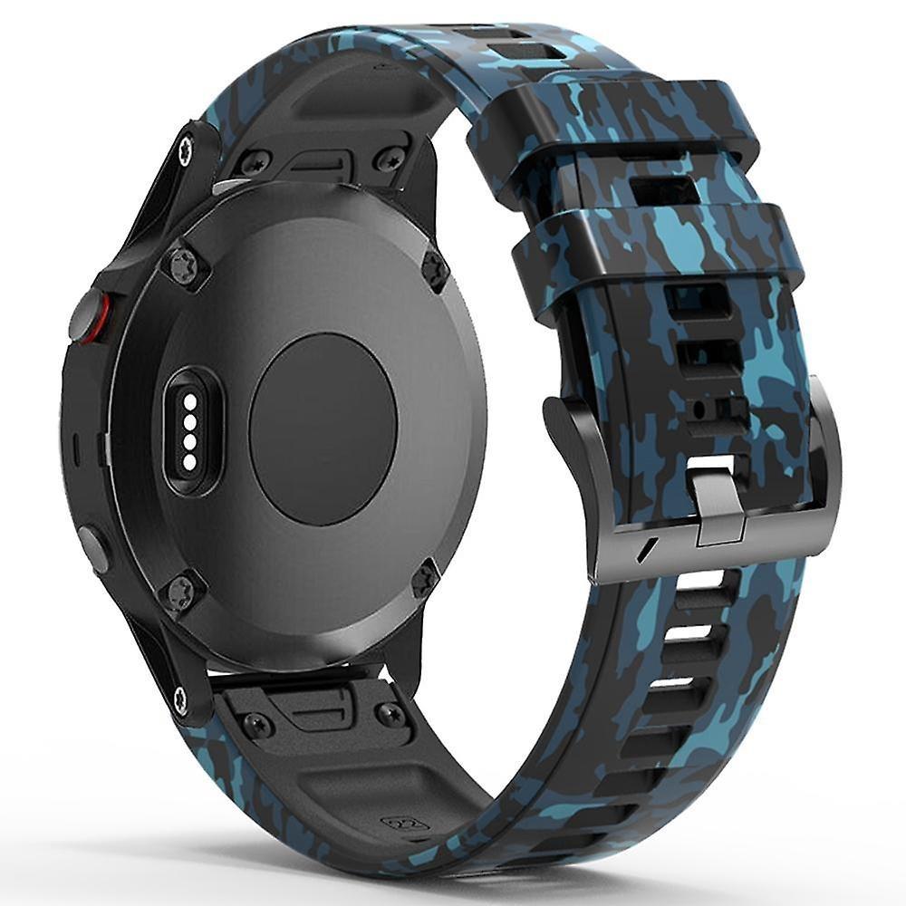 Markacase Garmin Forerunner 935/945/955 silikon kayış(22mm) Kamuflaj Silikon Saat Kordonu