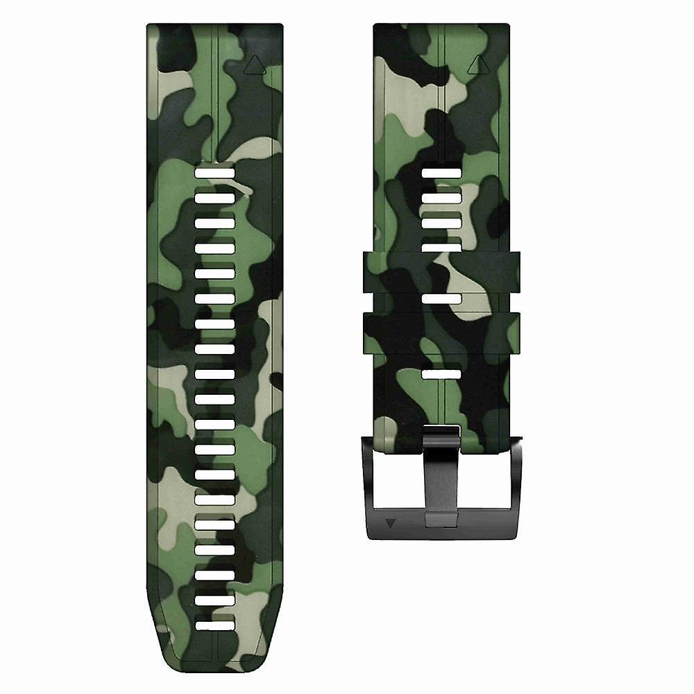 Markacase Garmin Forerunner 935/945/955 silikon kayış(22mm) Kamuflaj Silikon Saat Kordonu