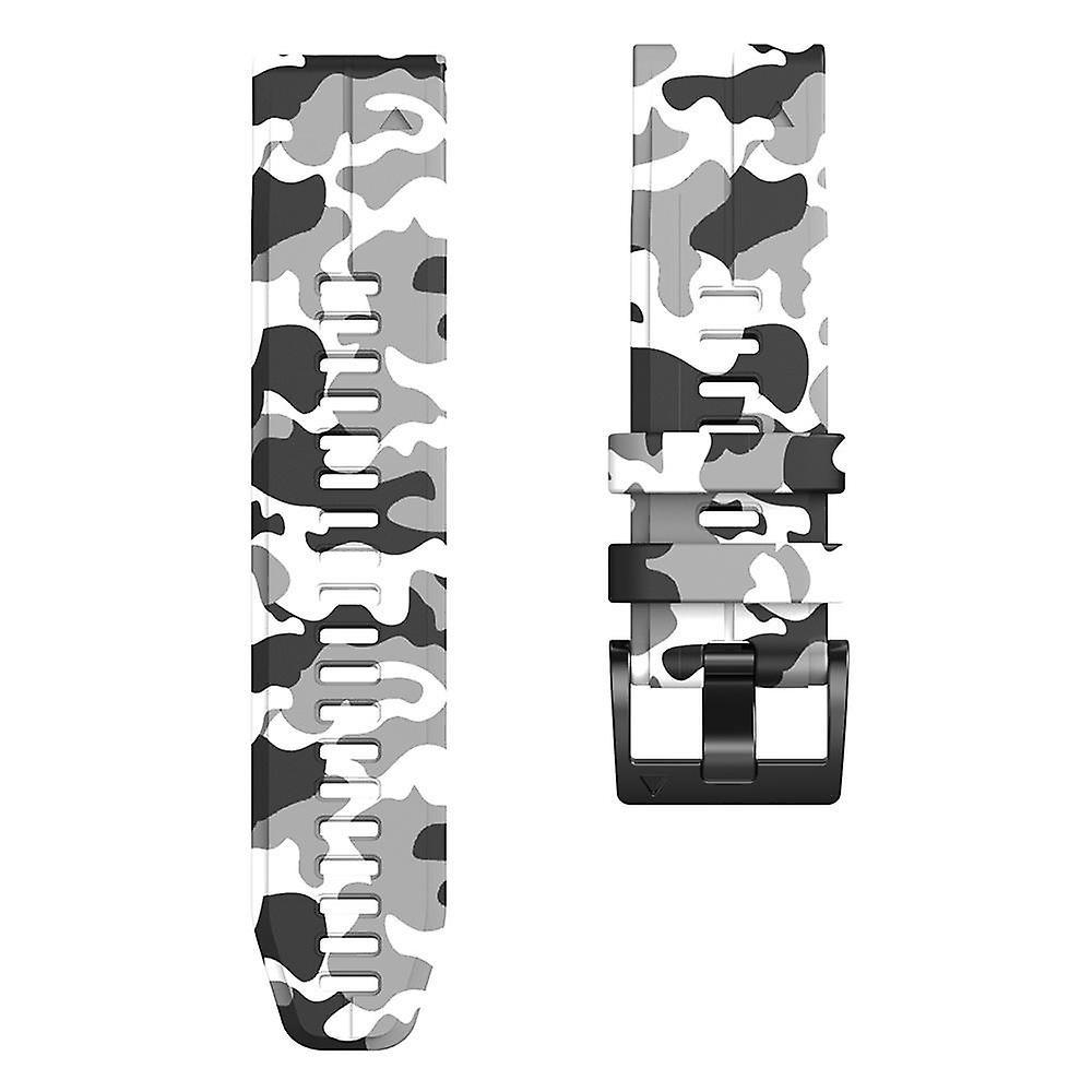 Markacase Garmin Forerunner 935/945/955 silikon kayış(22mm) Kamuflaj Silikon Saat Kordonu