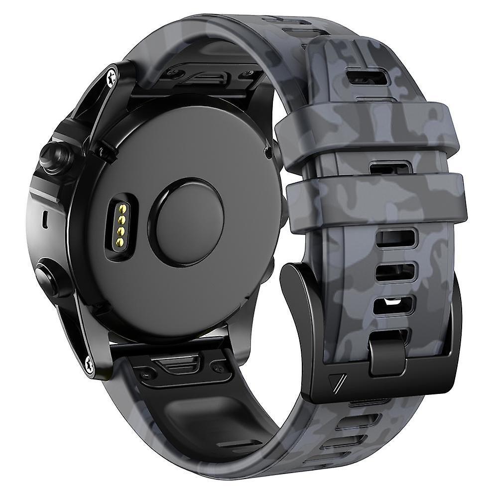 Markacase Garmin Forerunner 935/945/955 silikon kayış(22mm) Kamuflaj Silikon Saat Kordonu