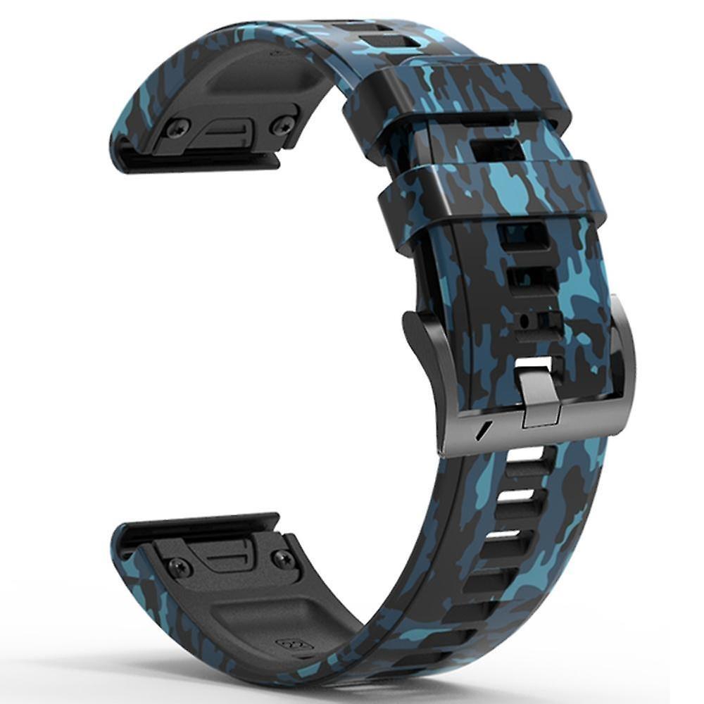 Markacase Garmin Forerunner 935/945/955 silikon kayış(22mm) Kamuflaj Silikon Saat Kordonu