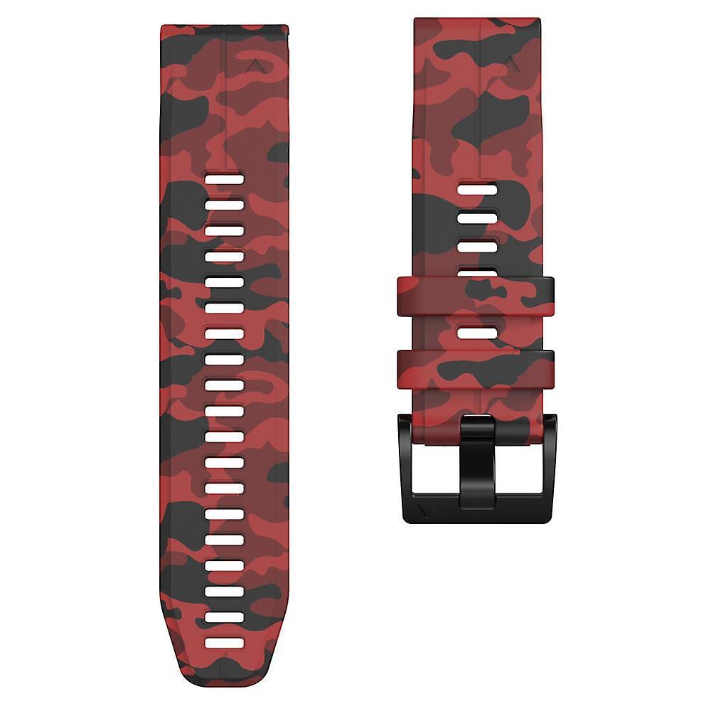 Markacase Garmin Forerunner 935/945/955 silikon kayış(22mm) Kamuflaj Silikon Saat Kordonu
