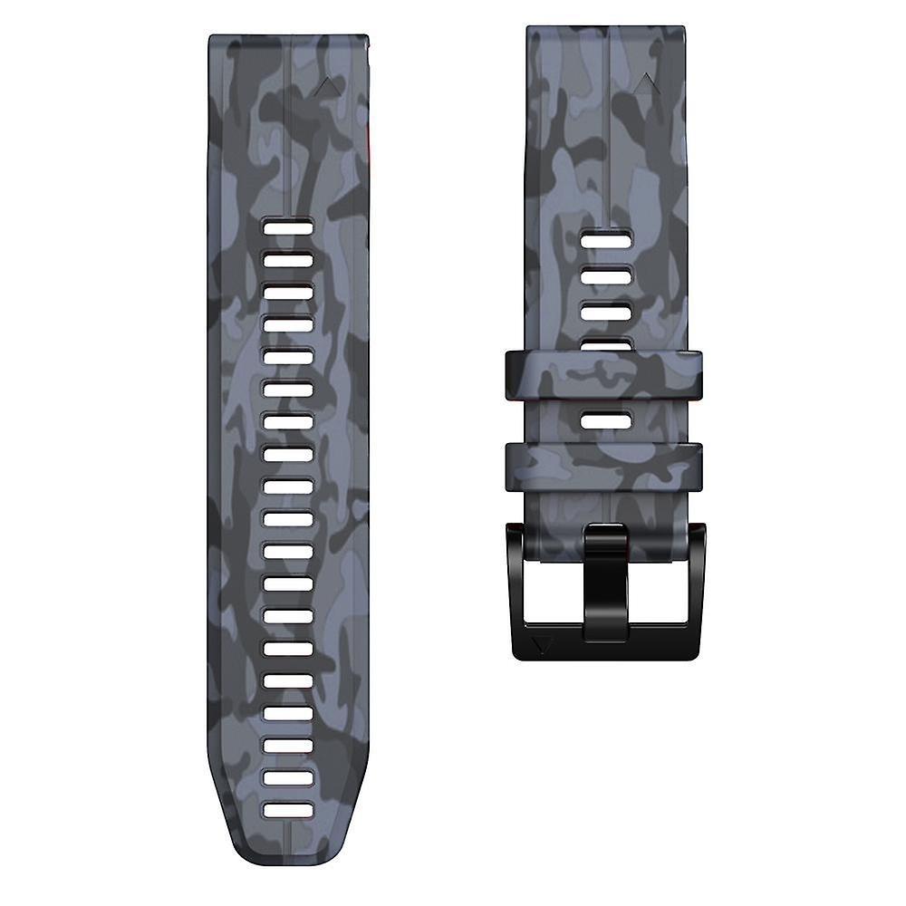 Markacase Garmin Forerunner 935/945/955 silikon kayış(22mm) Kamuflaj Silikon Saat Kordonu