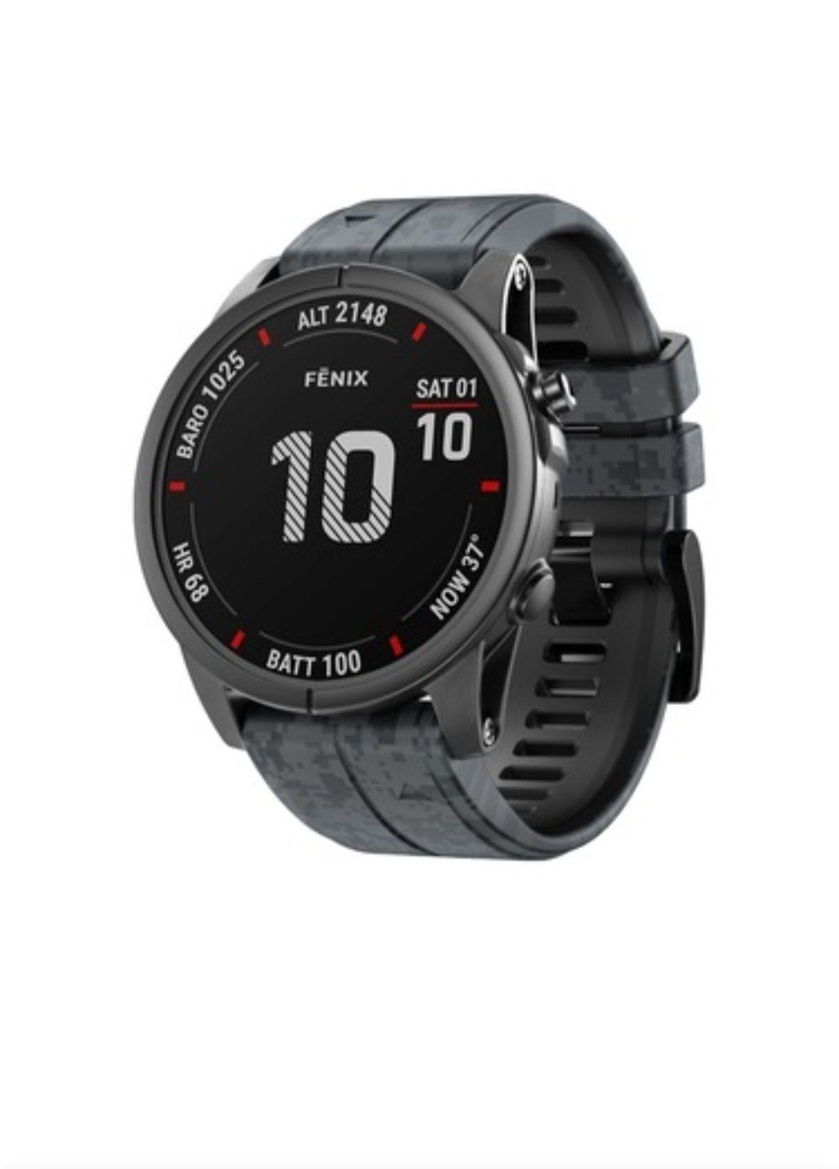 Markacase Garmin Forerunner 935/945/955 silikon kayış(22mm) Kamuflaj Silikon Saat Kordonu
