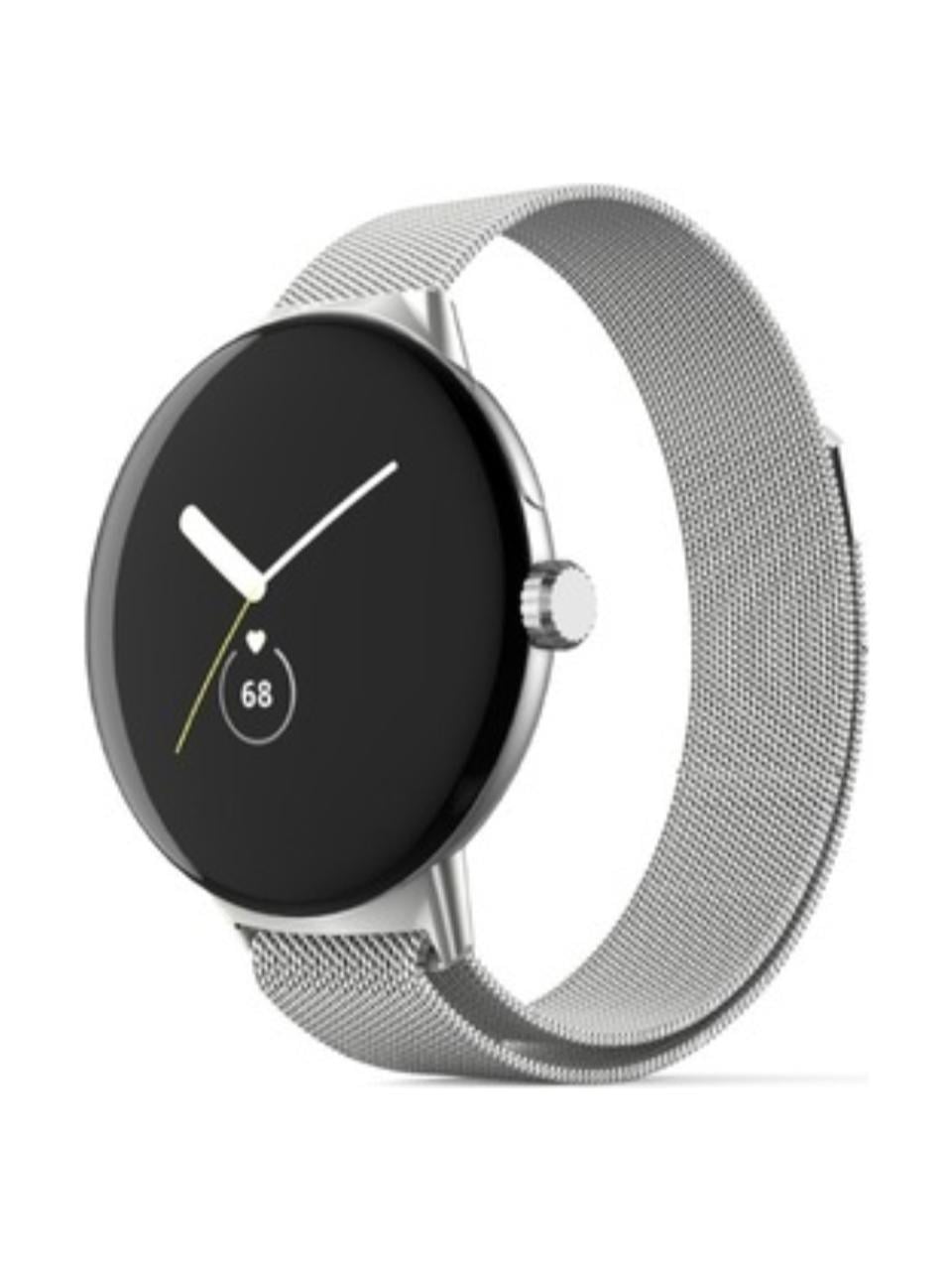 Markacase Google Pixel Watch Için Milanese Paslanmaz Çelik Metal Saat Kordonu