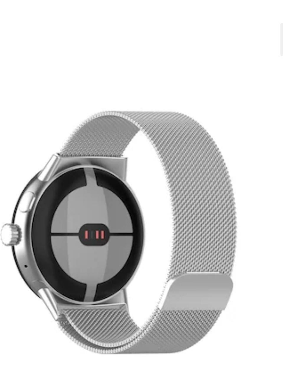 Markacase Google Pixel Watch Için Milanese Paslanmaz Çelik Metal Saat Kordonu