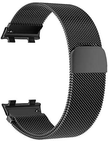 Markacase Oppo Watch 46 Mm İle UYUMLU Metal Milanese Kordon