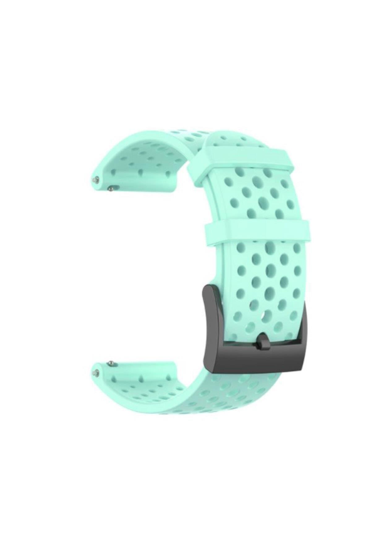 Suunto 7 Uyumlu Silikon Kordon Beyaz