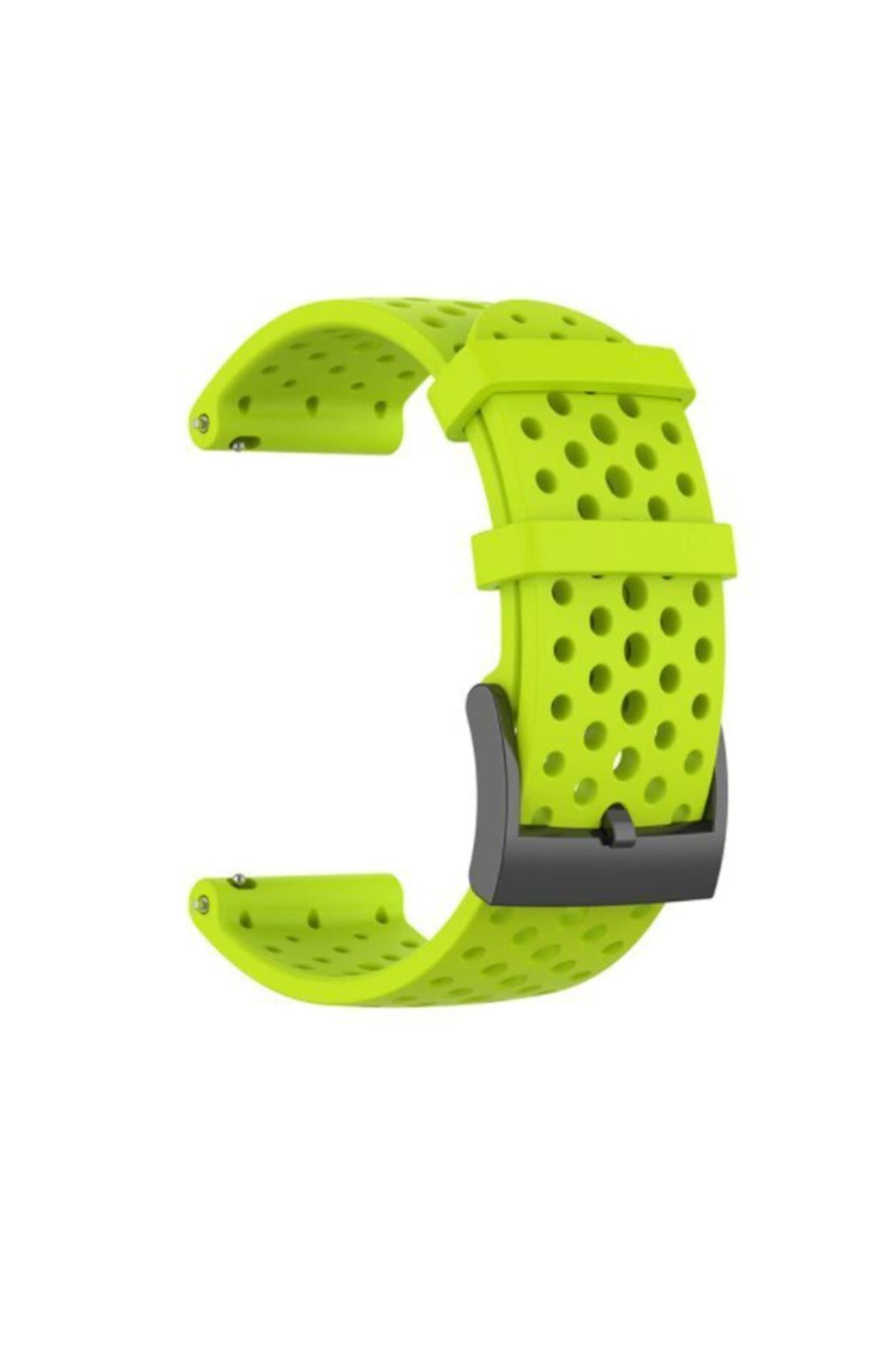 Suunto 7 Uyumlu Silikon Kordon Beyaz