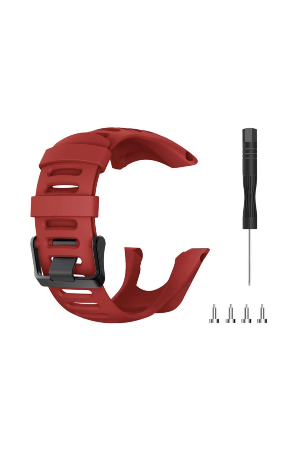 Suunto Ambit 1-2-3 Için Silikon Kordon Kayış Mavi