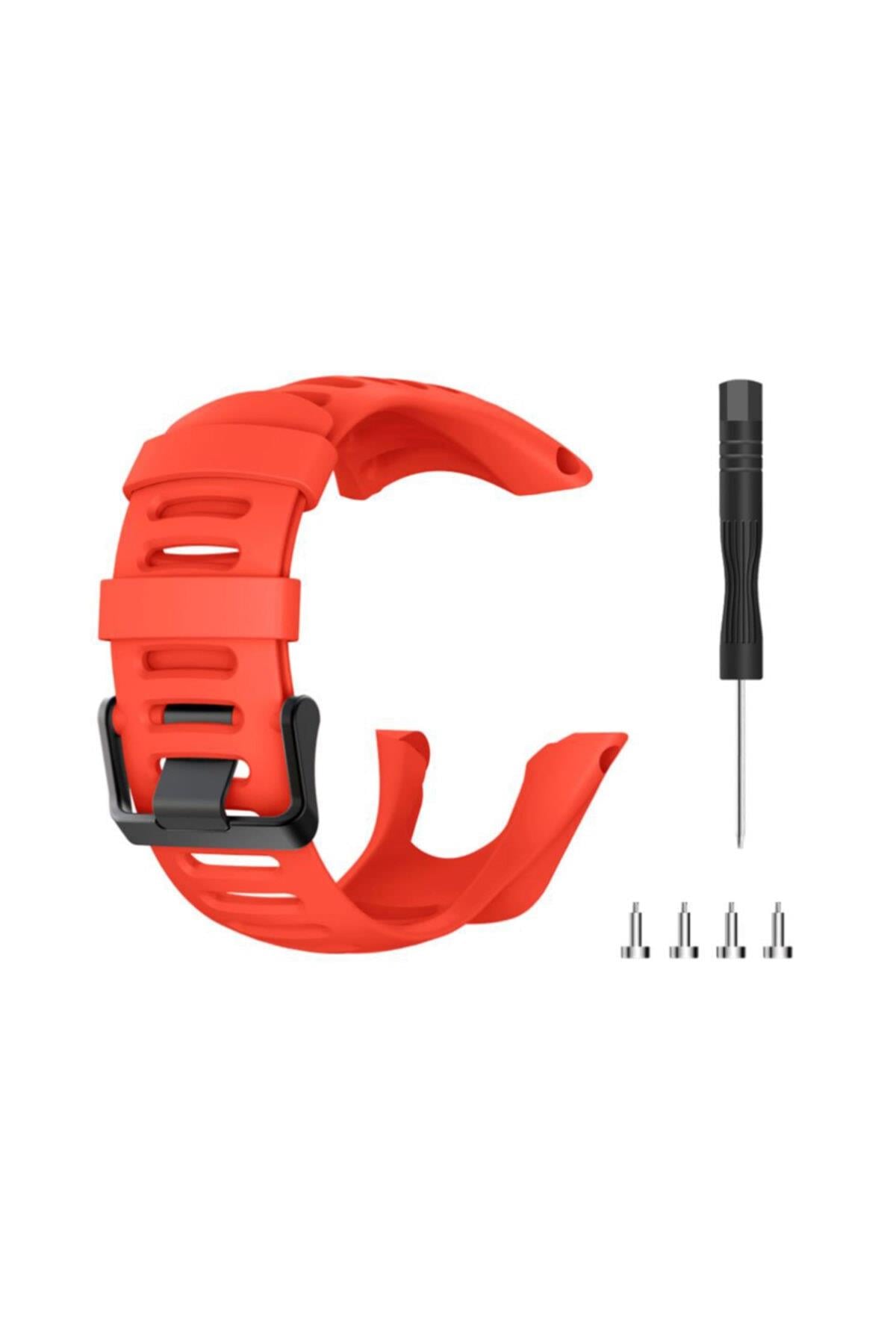 Suunto Ambit 1-2-3 Için Silikon Kordon Kayış Mavi