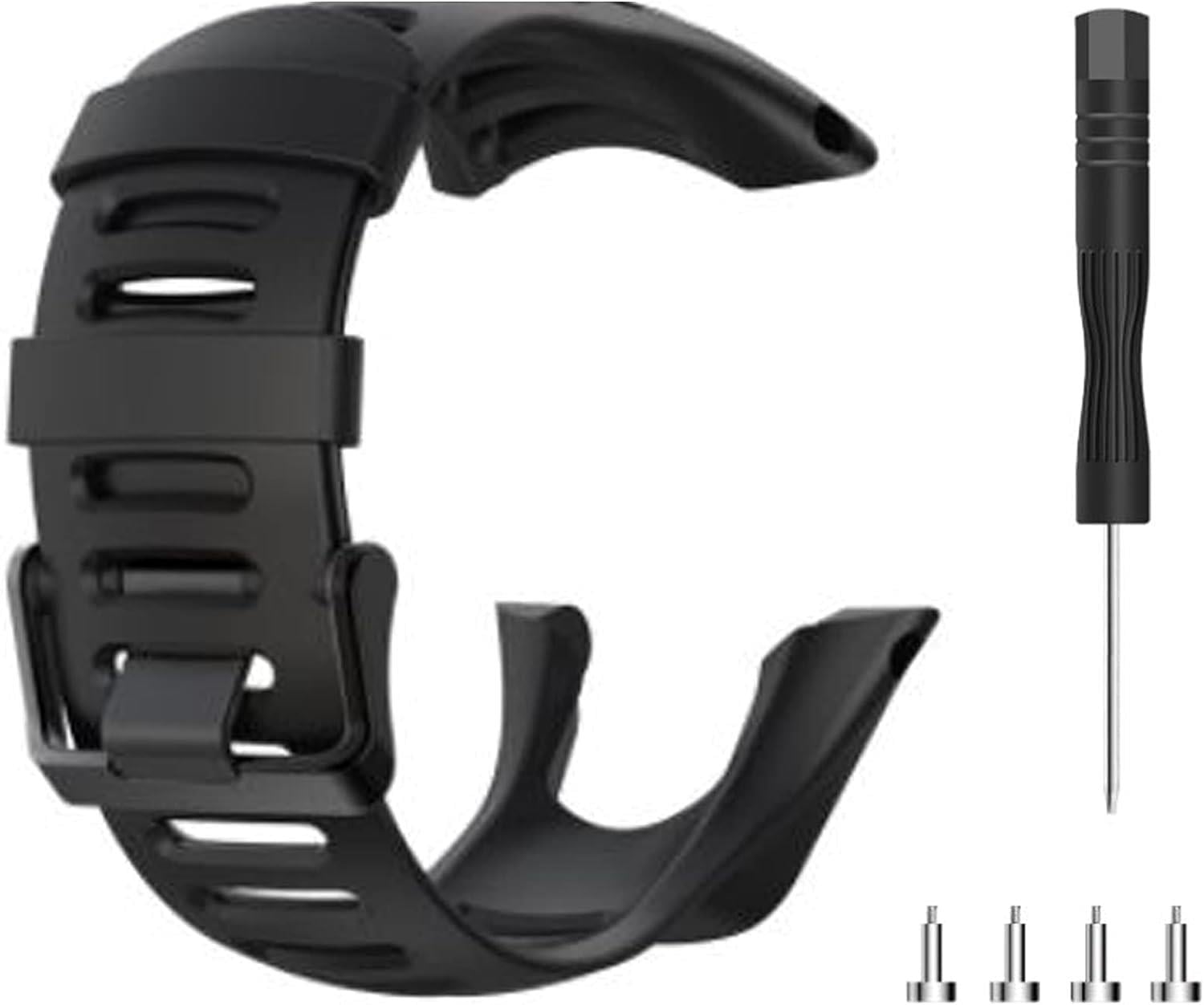 Suunto Ambit 1-2-3 Için Silikon Kordon Kayış Mavi