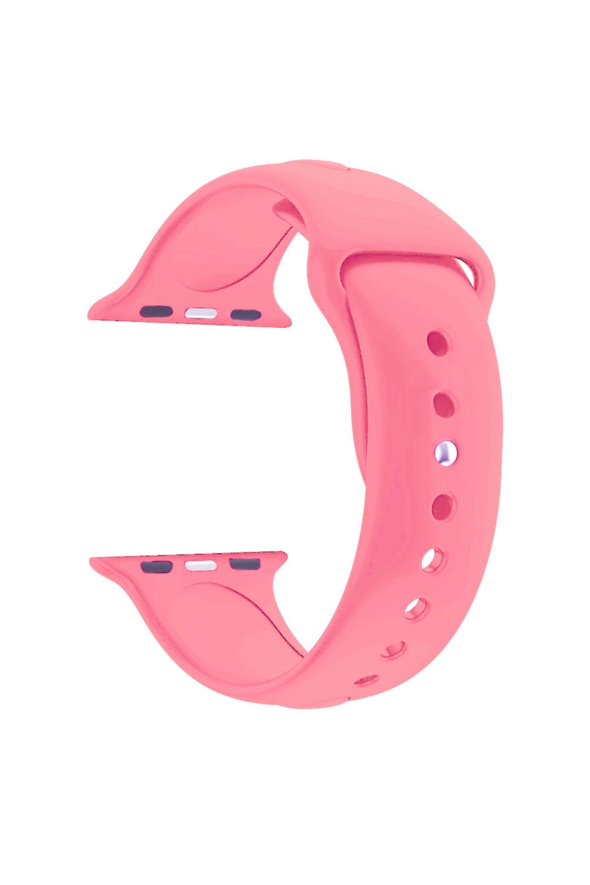 Watch Se Için 40 Mm Small Beden(s/m Size) Silikon Kordon(54 Renk) Koyu Lavanta