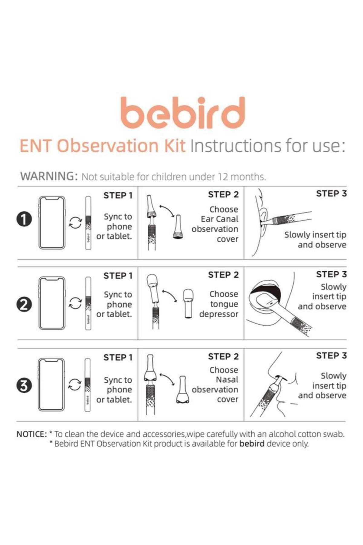 BEBIRD ENT ACCESSORY OBSERVATION 3IN1 KULAK/BURUN/AGIZ BASLIGI
