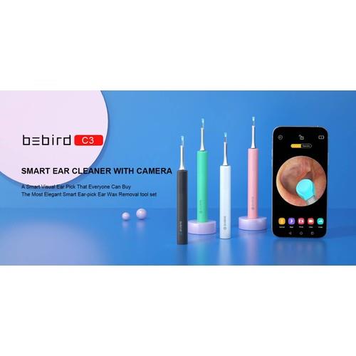 BEBIRD T5 5MP KAMERA 3,5MM LENS ŞARJLI WİFİ GÖRÜNTÜLÜ KULAK TEMİZLEYİCİ SİYAH RENK