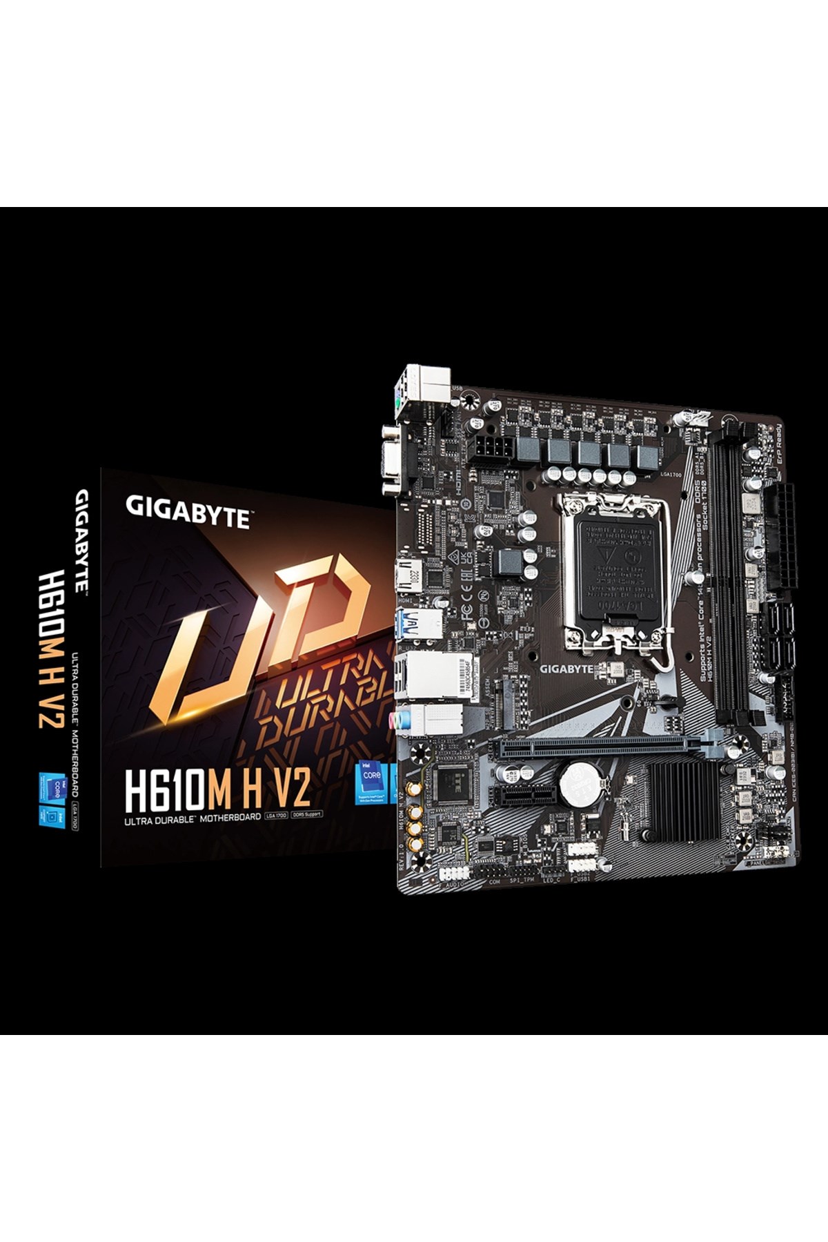 GIGABYTE H610M-K V2 D5 4800MHZ M.2 MATX 1700P ANAKART