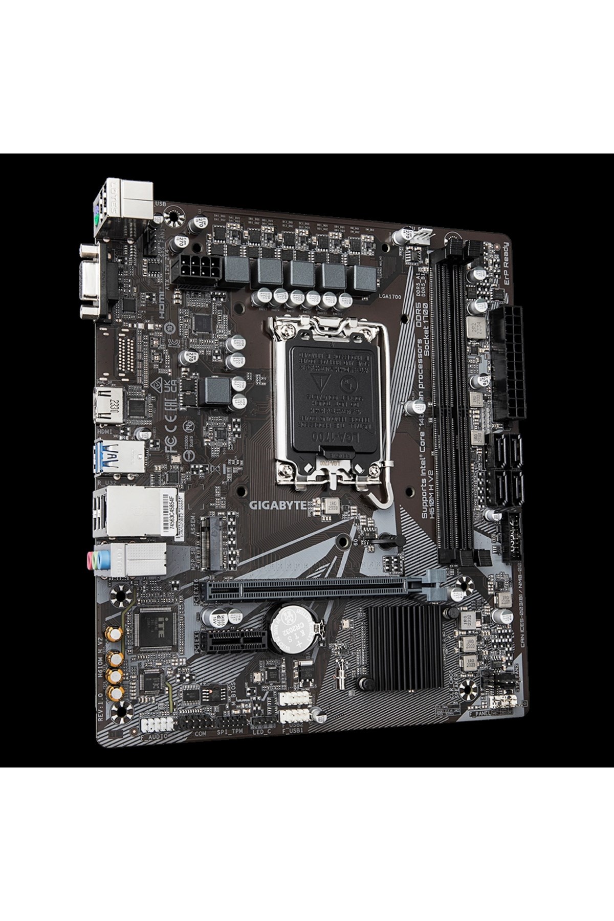 GIGABYTE H610M-K V2 D5 4800MHZ M.2 MATX 1700P ANAKART