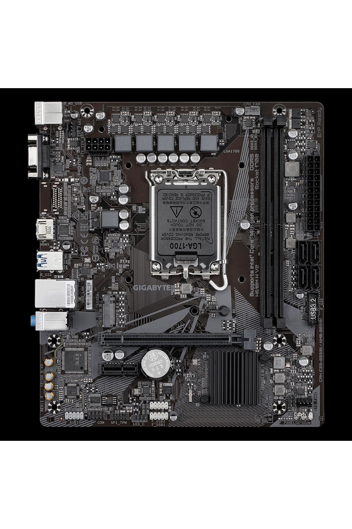 GIGABYTE H610M-K V2 D5 4800MHZ M.2 MATX 1700P ANAKART