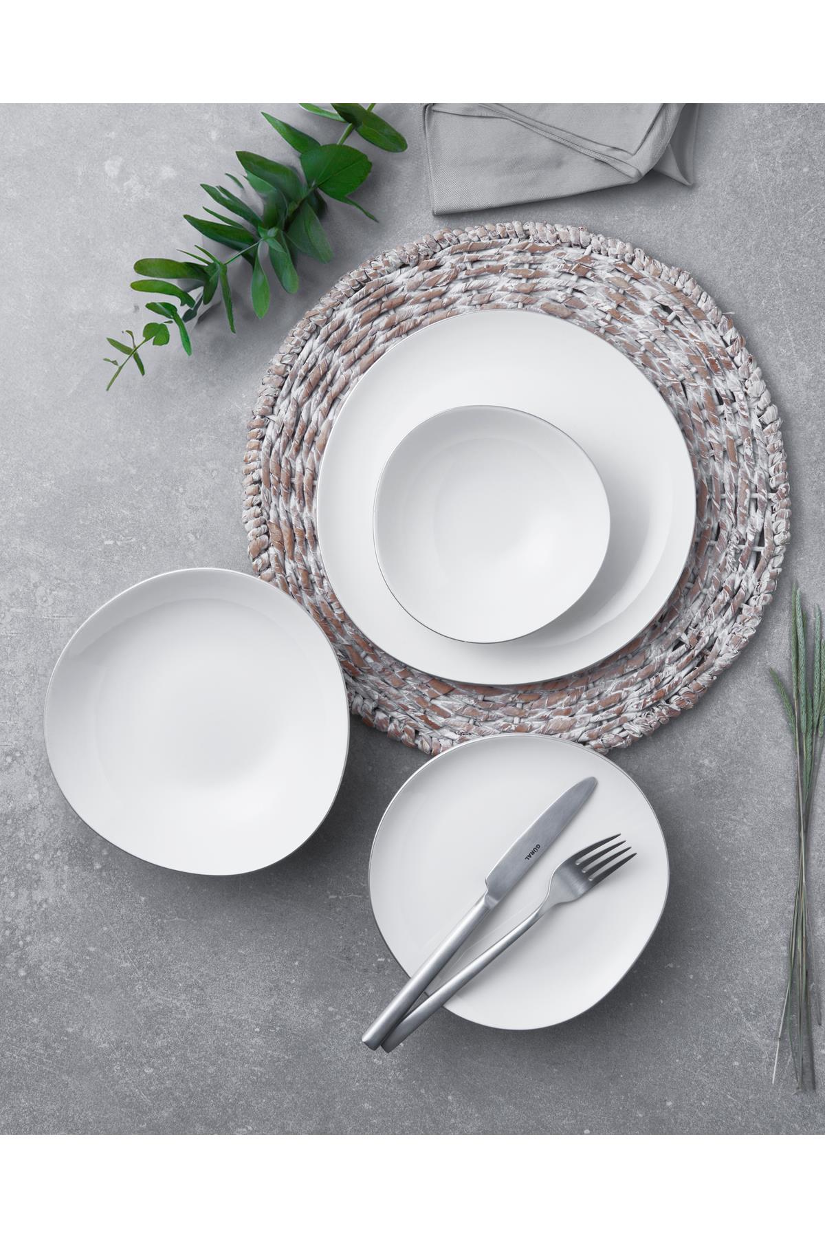 Güral Porselen Roden 24 Parça 6 Kişilik Yemek Takımı RDN24Y430GM
