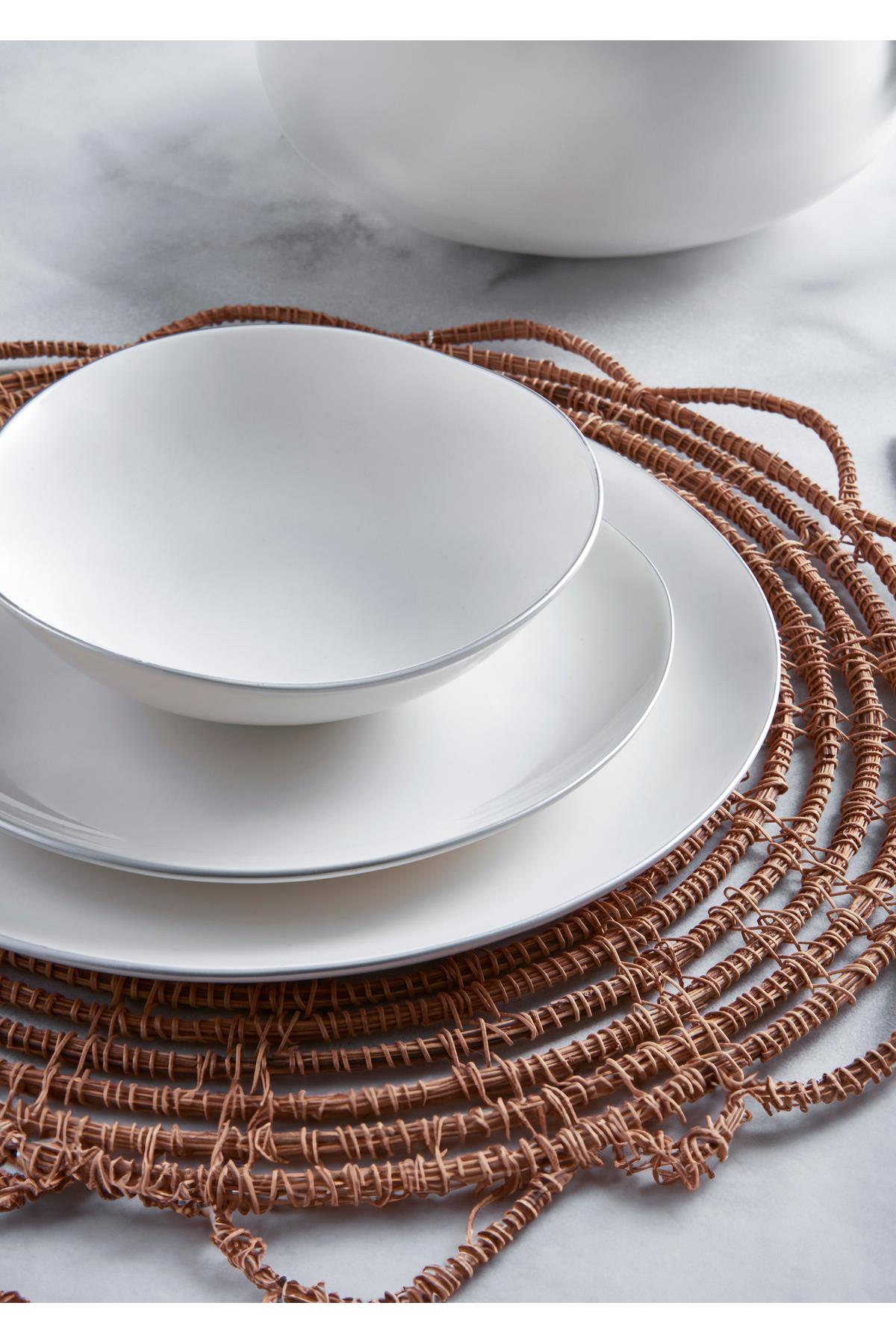 Güral Porselen Roden 24 Parça 6 Kişilik Yemek Takımı RDN24Y430GM