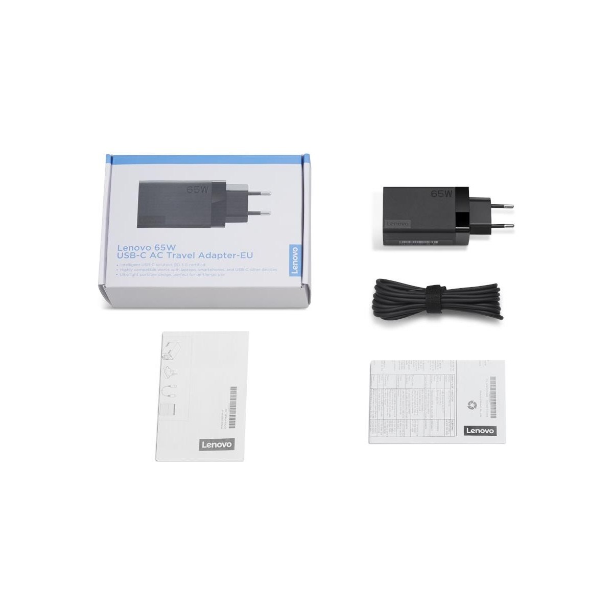 LENOVO 40AW0065EU 65W USB-C SEYAHAT ADAPTÖRÜ