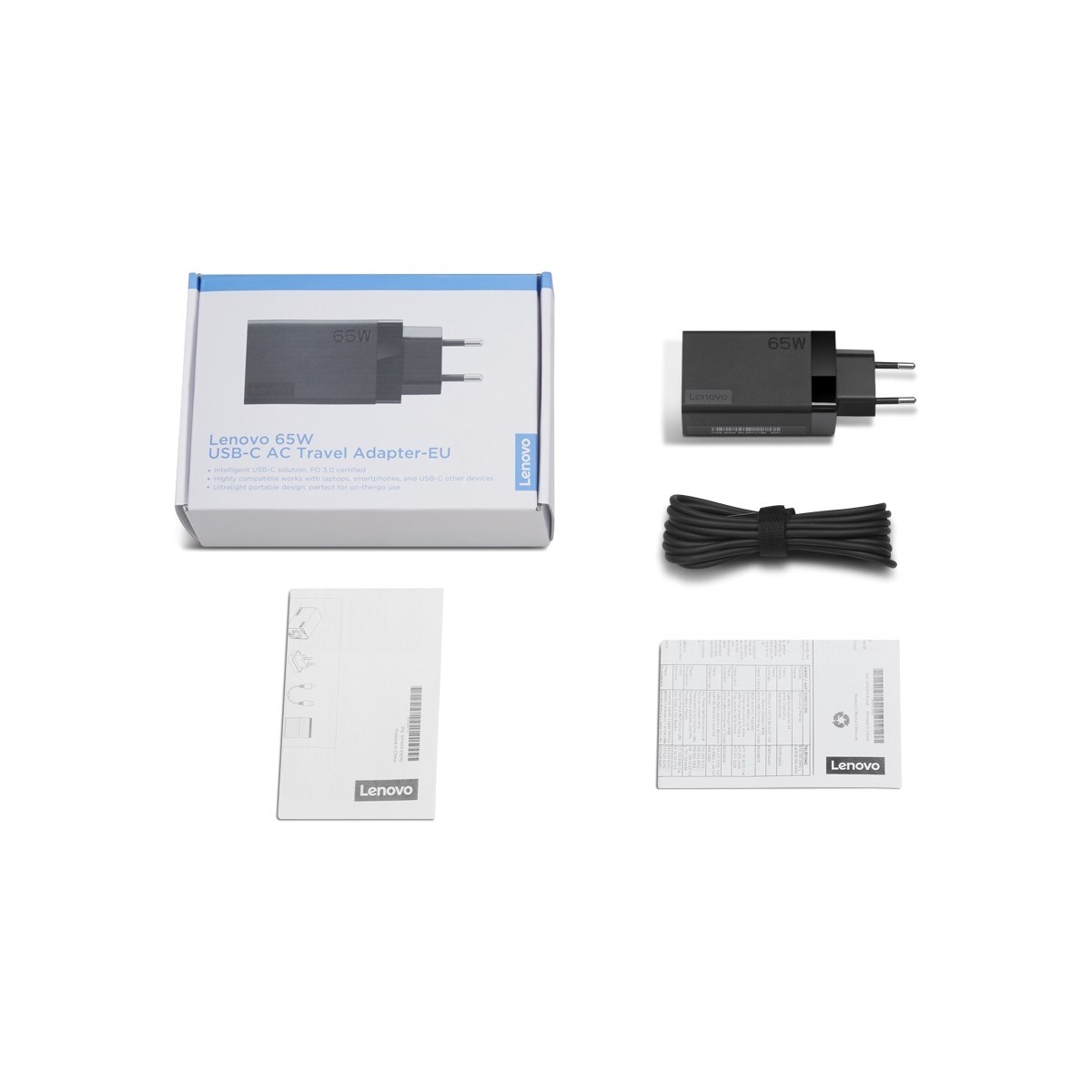 LENOVO 40AW0065EU 65W USB-C SEYAHAT ADAPTÖRÜ