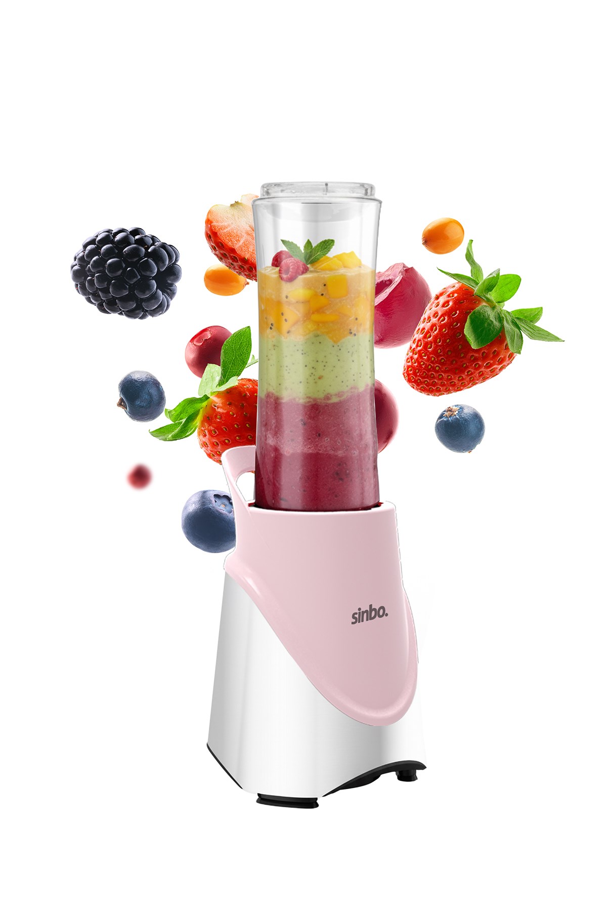 Sinbo SHB-7508 300W Smoothie Blender |Paslanmaz Çelik Bıçaklı, 570 ml Şişe