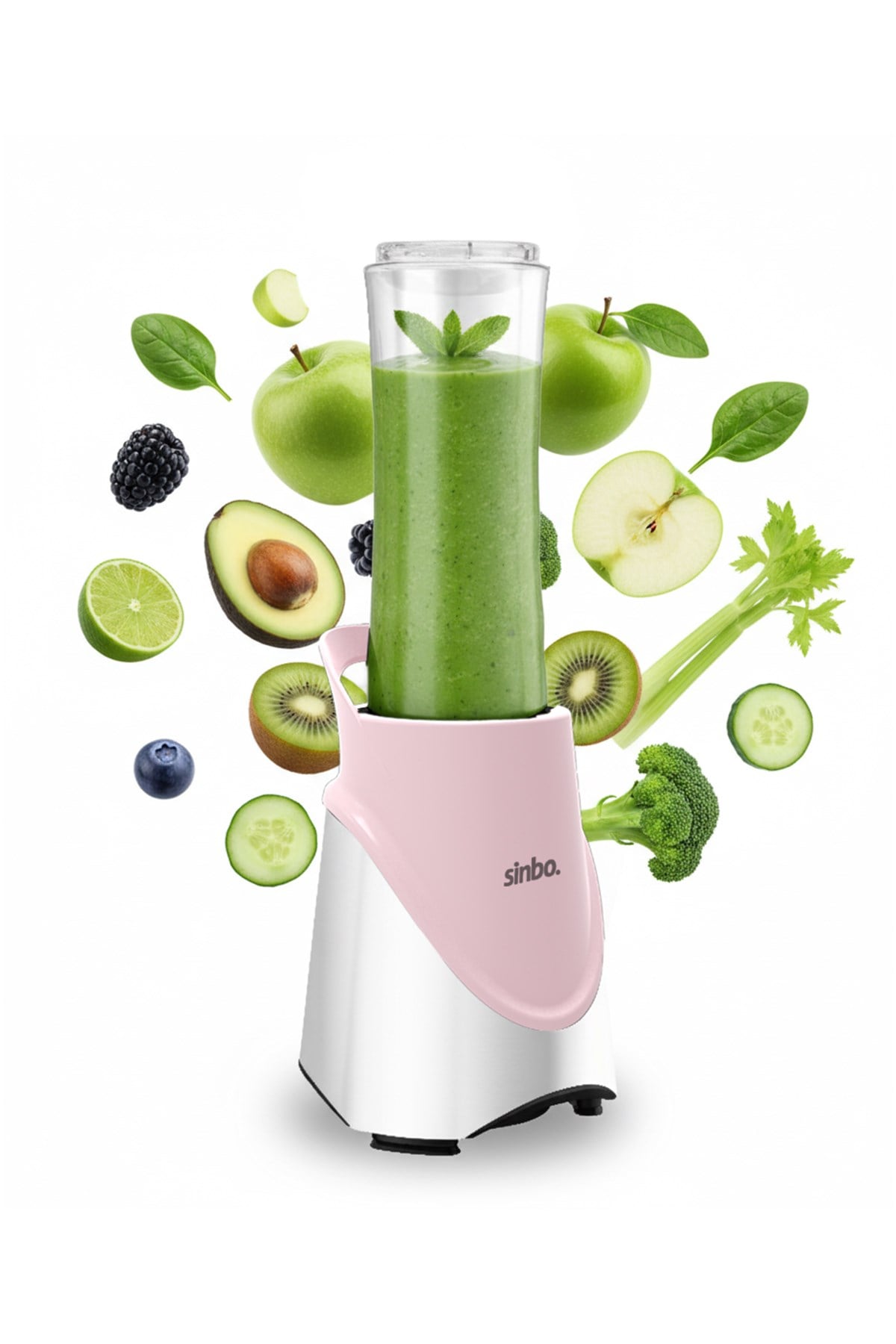 Sinbo SHB-7508 300W Smoothie Blender |Paslanmaz Çelik Bıçaklı, 570 ml Şişe