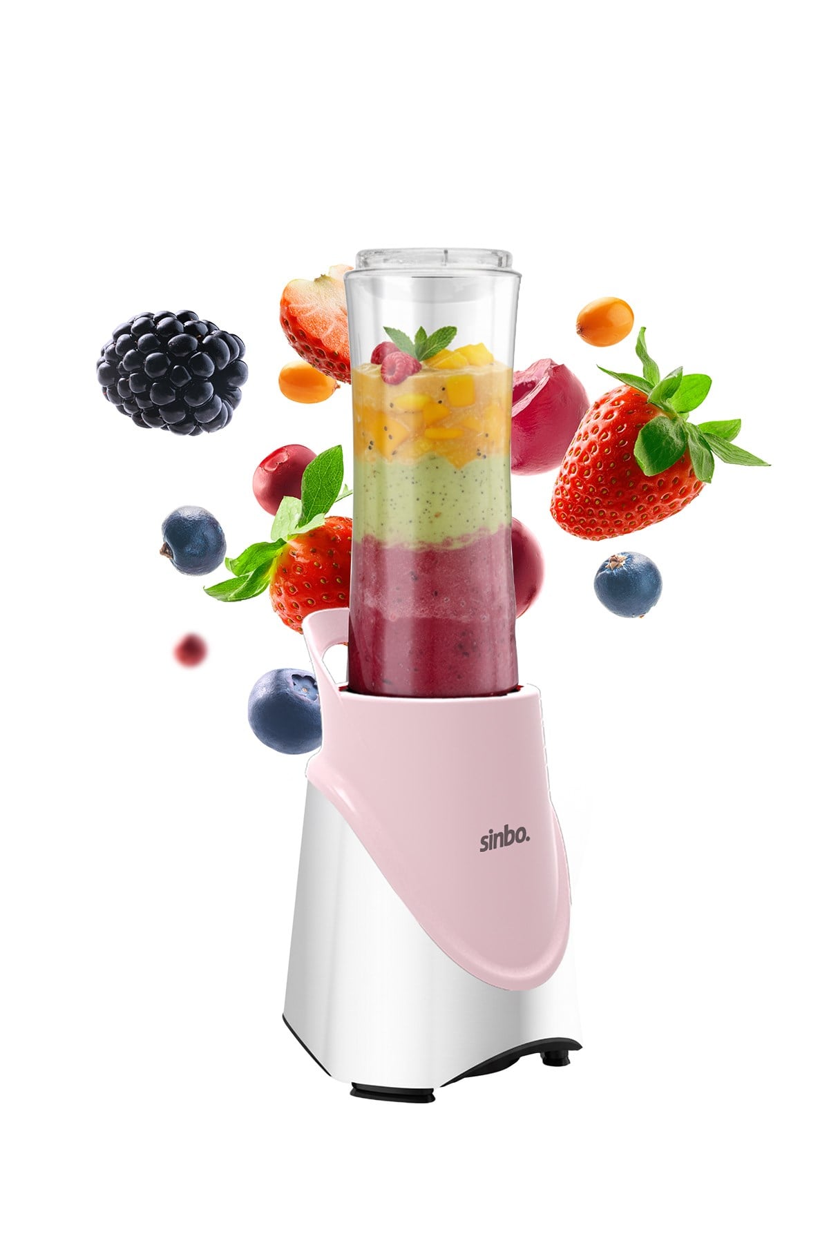Sinbo SHB-7508 300W Smoothie Blender |Paslanmaz Çelik Bıçaklı, 570 ml Şişe