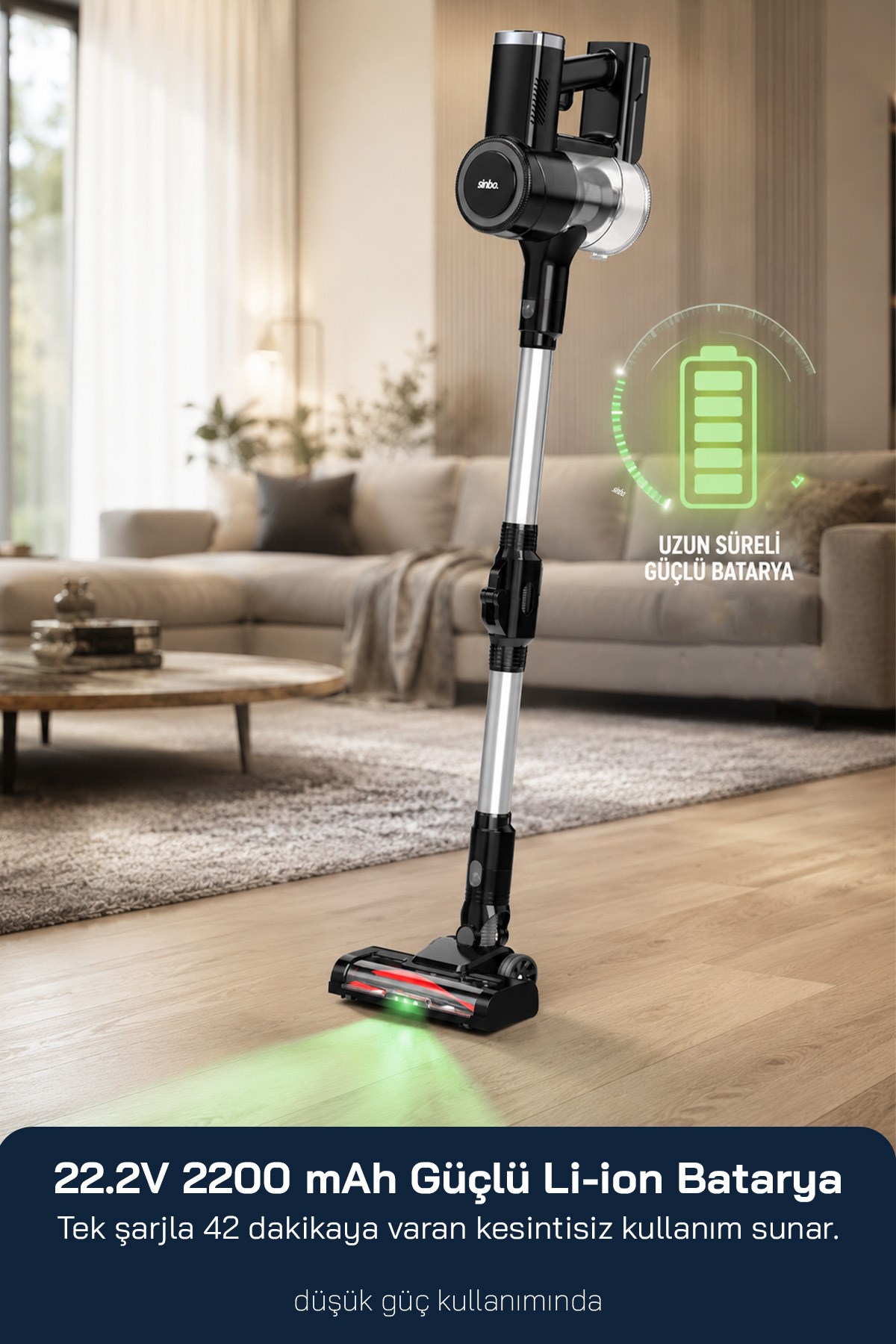 Sinbo SVC-8642 Kablosuz Dikey Süpürge