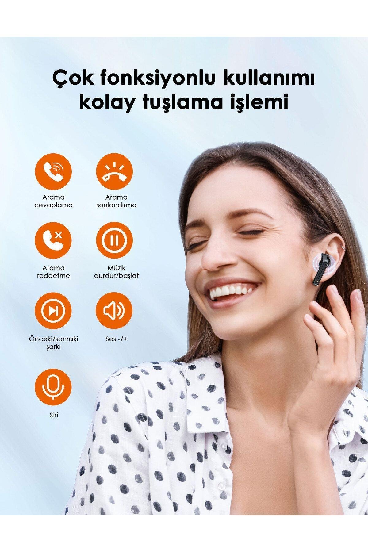 TAOTRONICS TT-BH1122-BLCK KABLOSUZ KULAKİÇİ BLUETOOTH KULAKLIK SİYAH