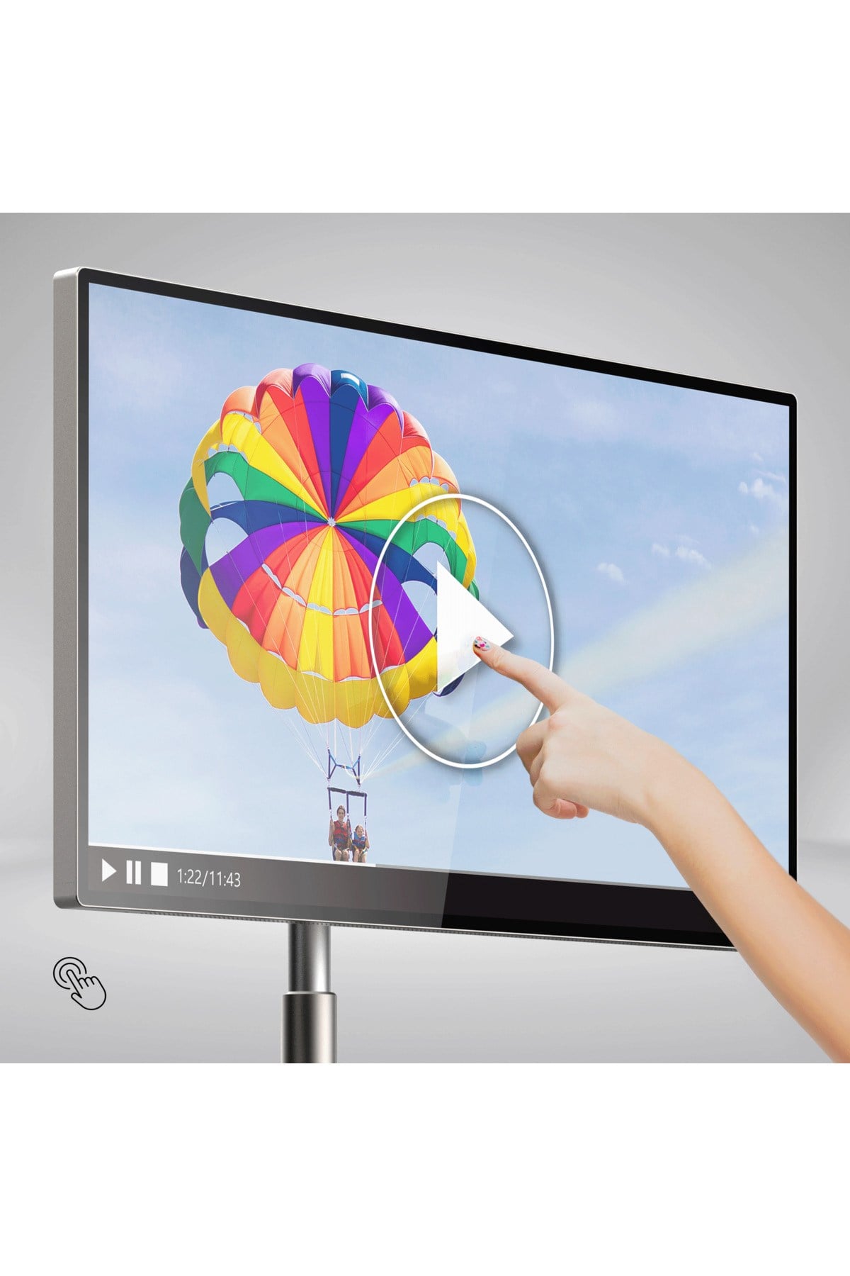 Thomson Go Plus 32 Inç 4K UHD ” Dokunmatik, Döndürülebilir, Tekerlekli, Taşınabilir Ekran, Tablet 32UE5M45