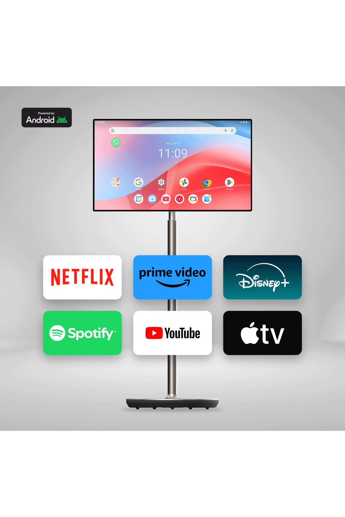 Thomson Go Plus 32 Inç 4K UHD ” Dokunmatik, Döndürülebilir, Tekerlekli, Taşınabilir Ekran, Tablet 32UE5M45
