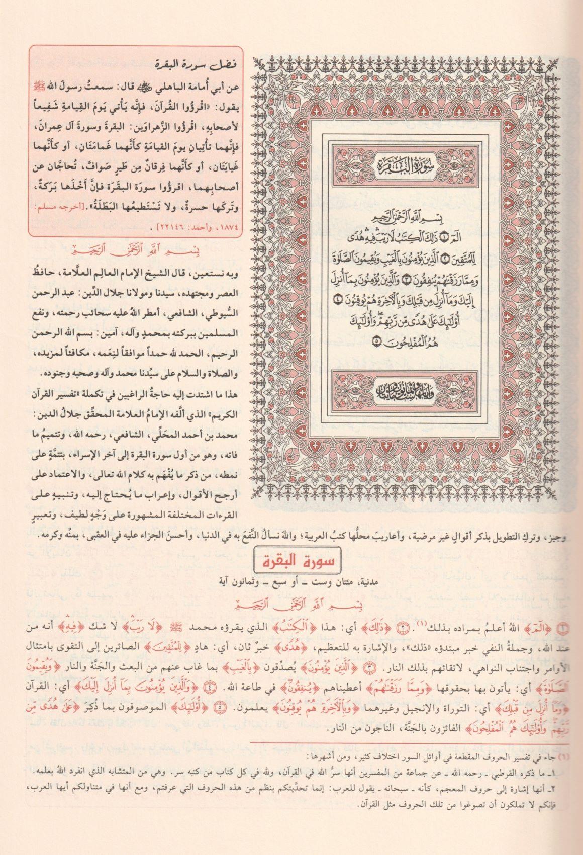 Tefsirül Celaleyn - تفسير الجلالين - arapça kitap - arapça kitaplar medrese