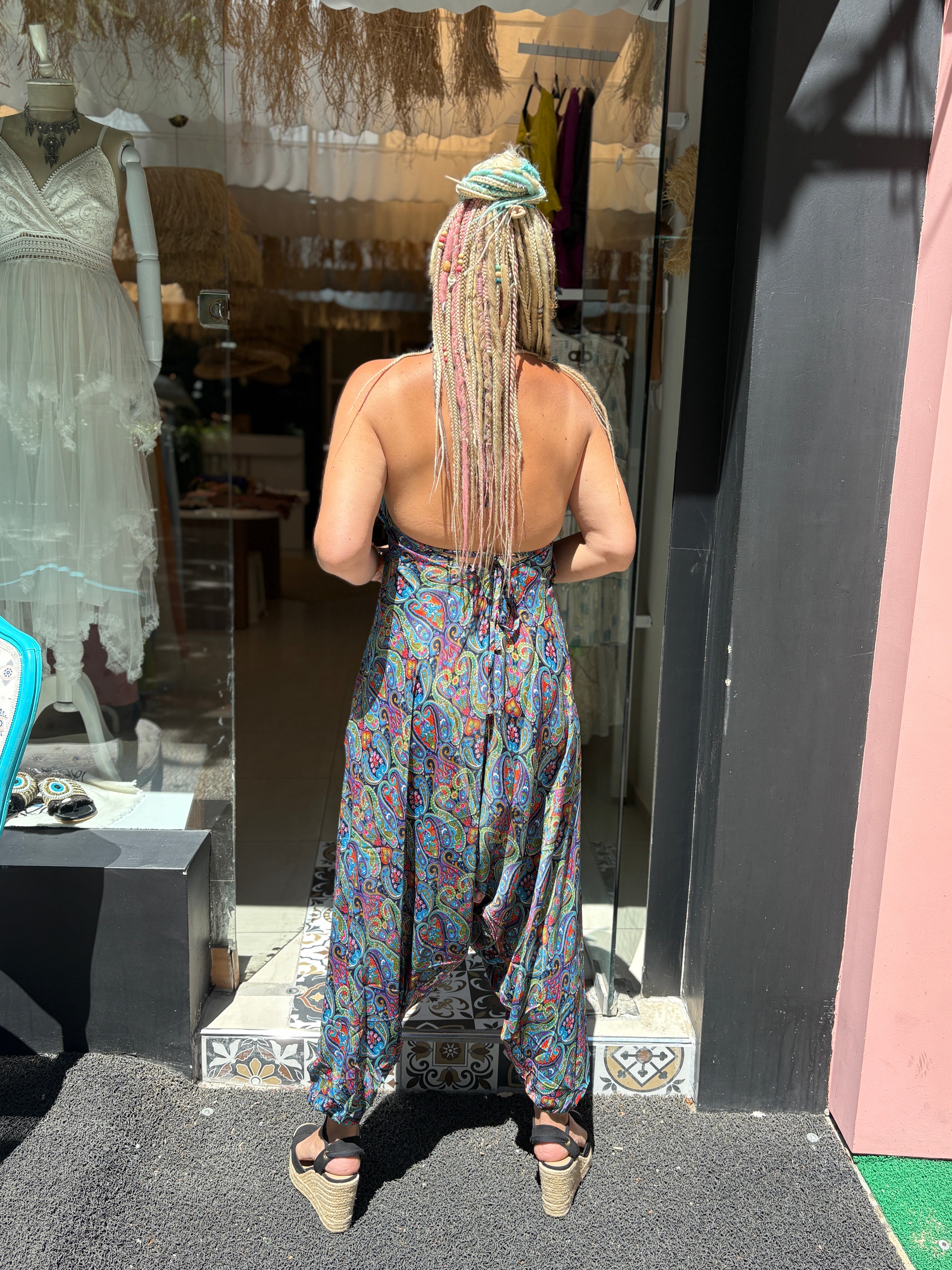Askılı Hint İpeği Tulum