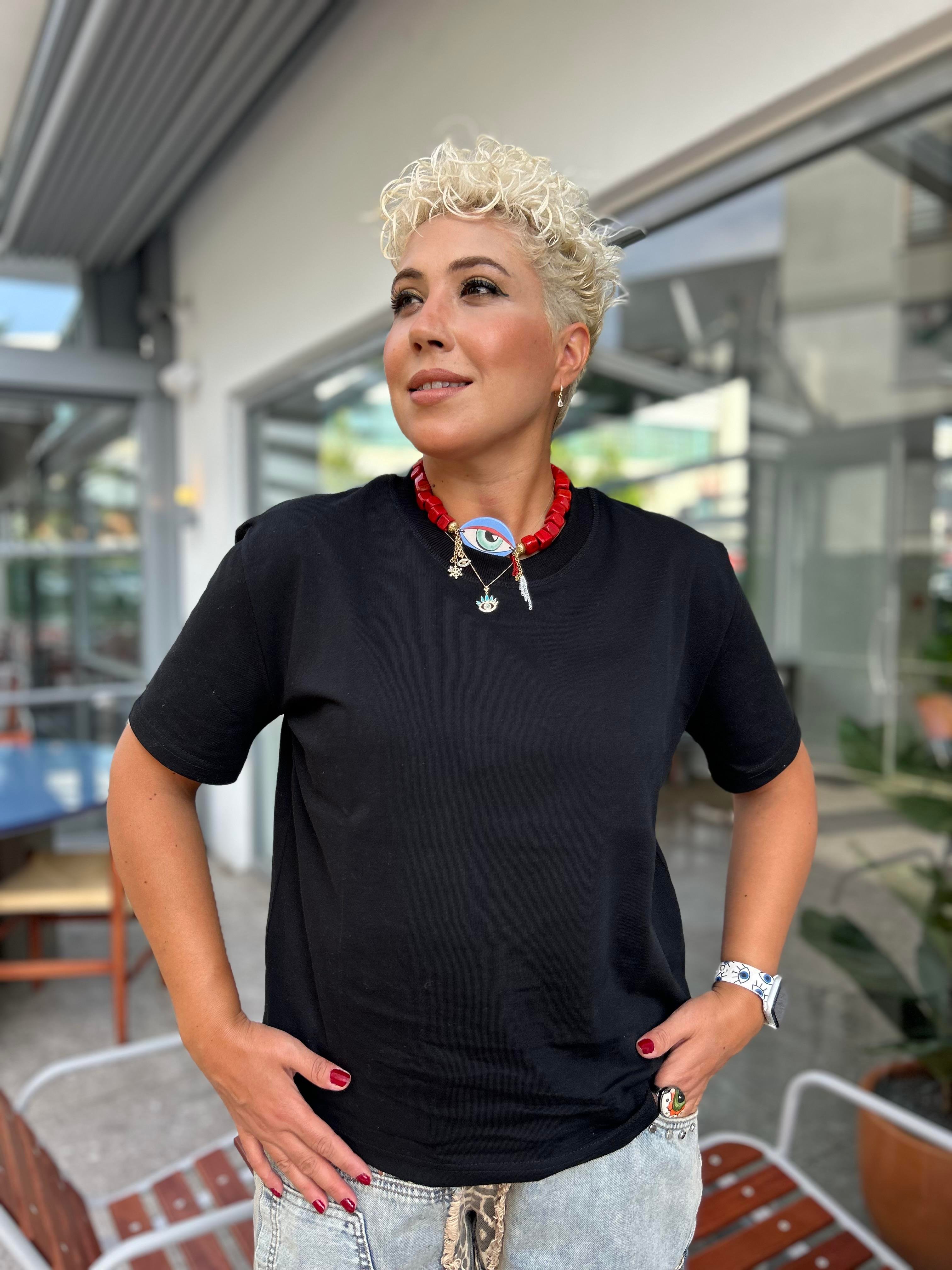 DLV Basic Siyah T-Shirt