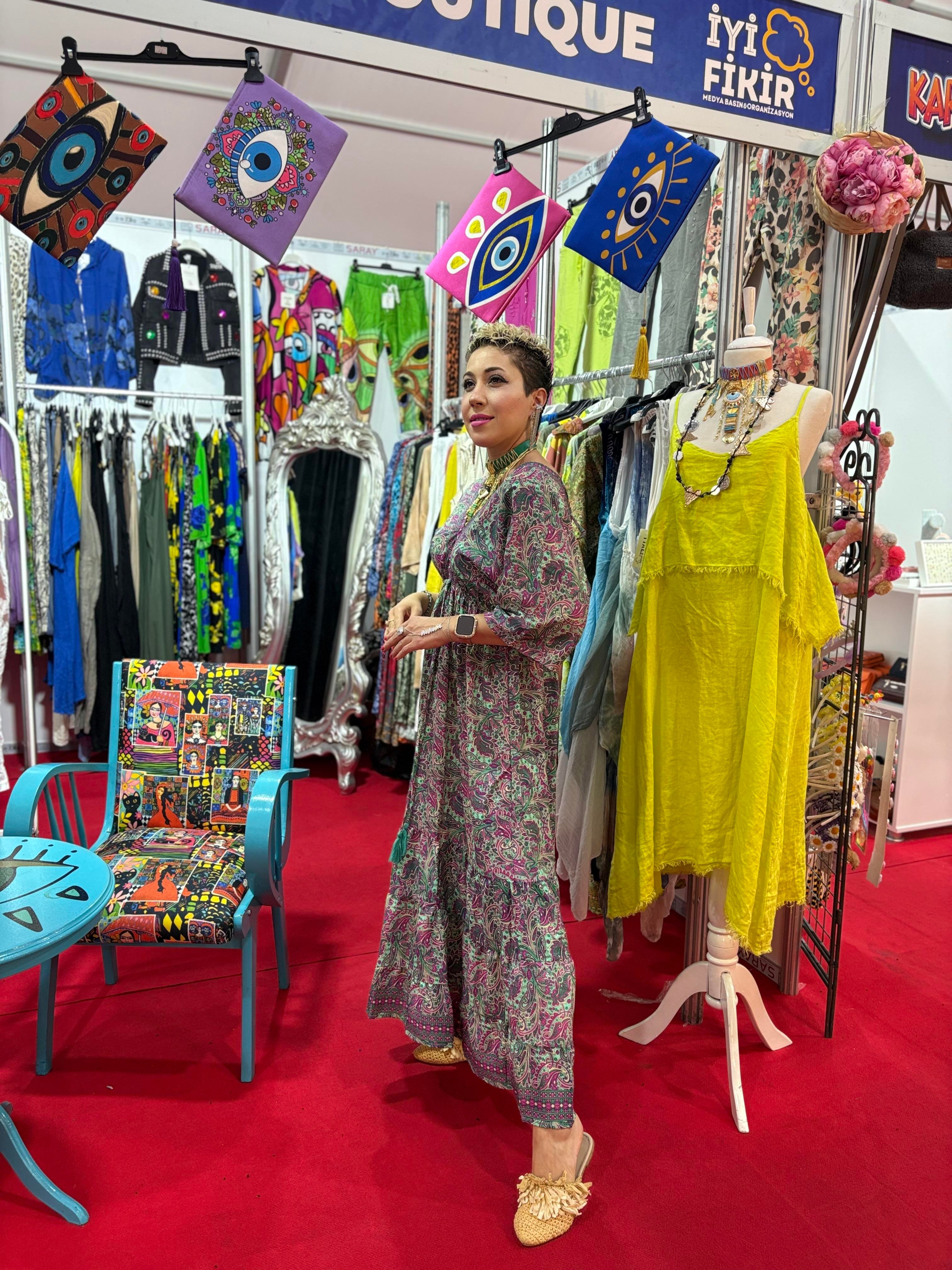 Hint İpeği İthal Elbise 2