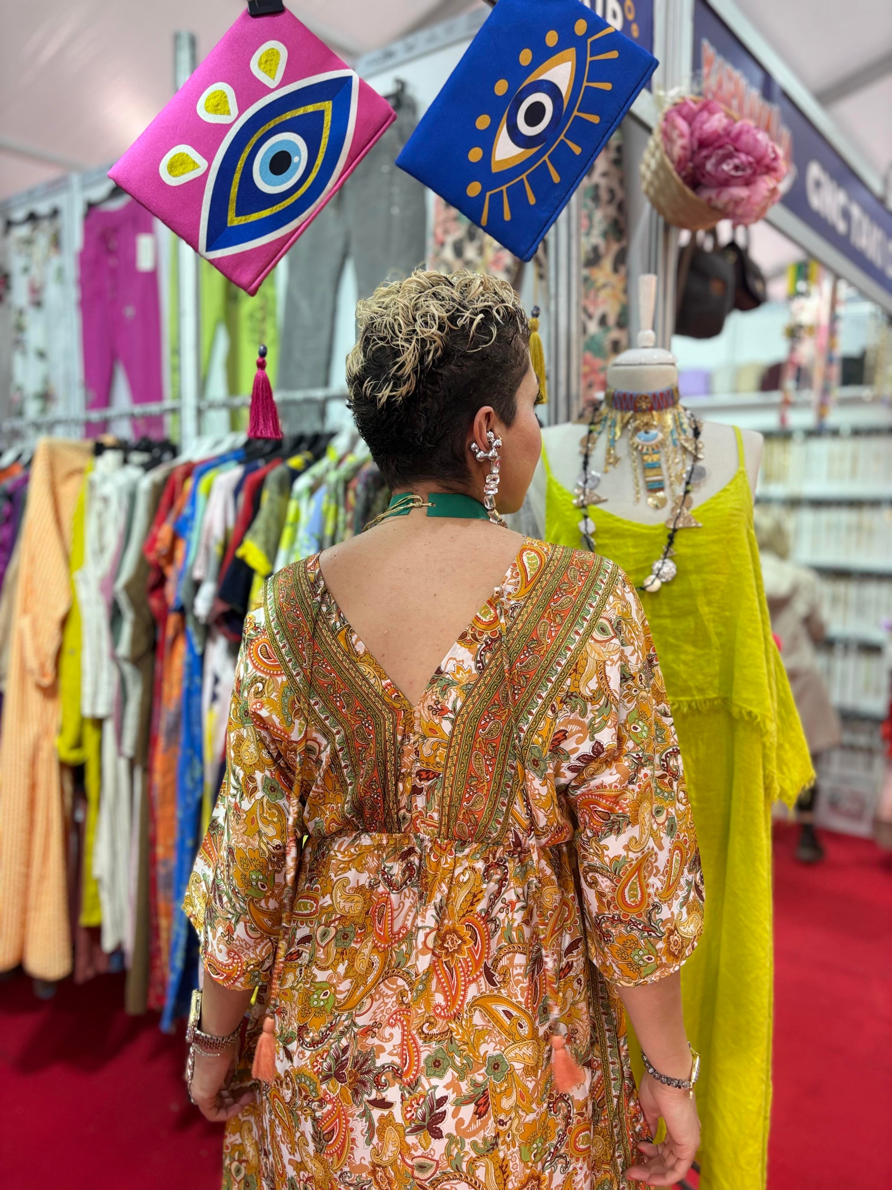 Hint İpeği İthal Elbise 3