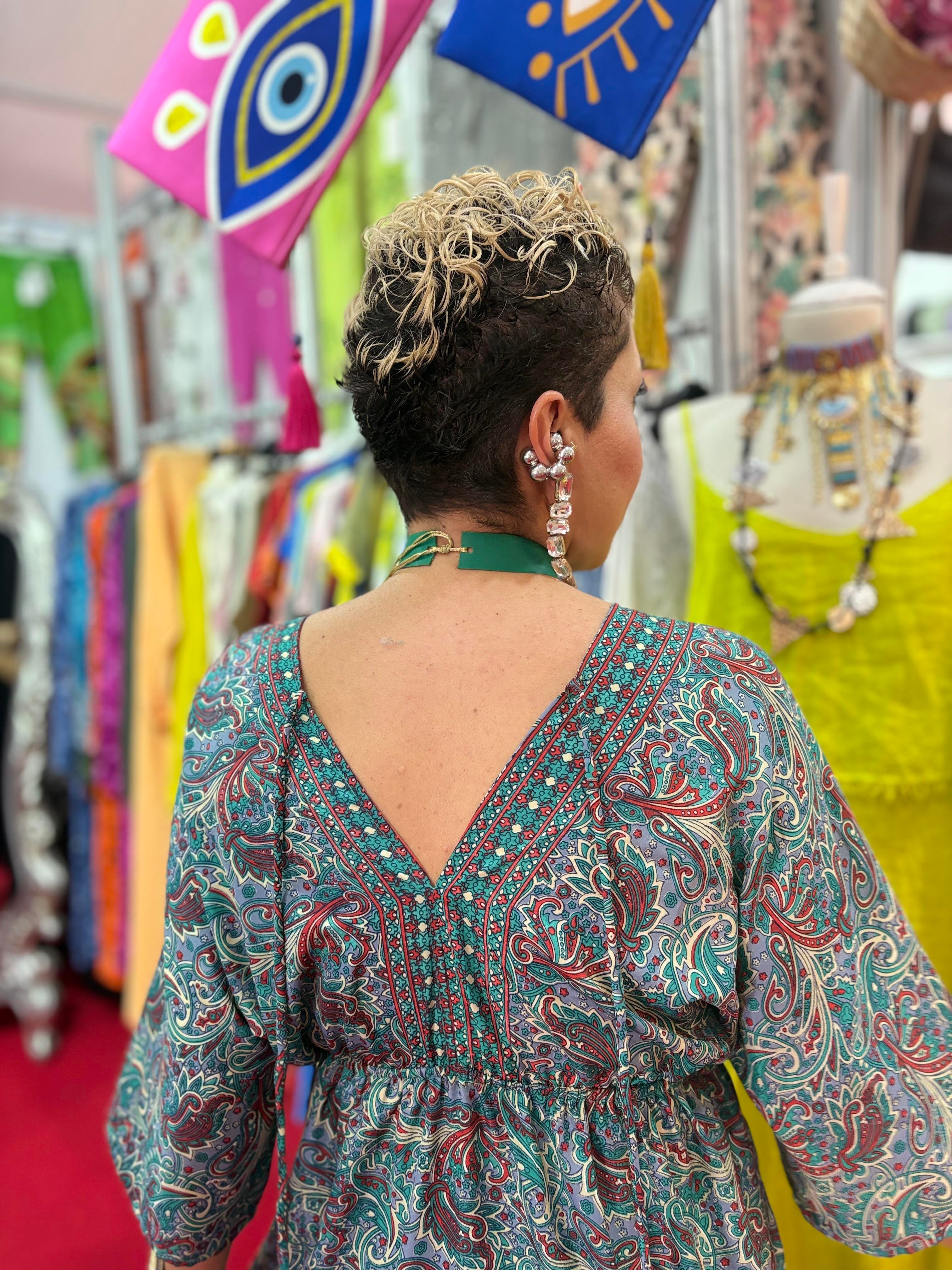 Hint İpeği İthal Elbise 4