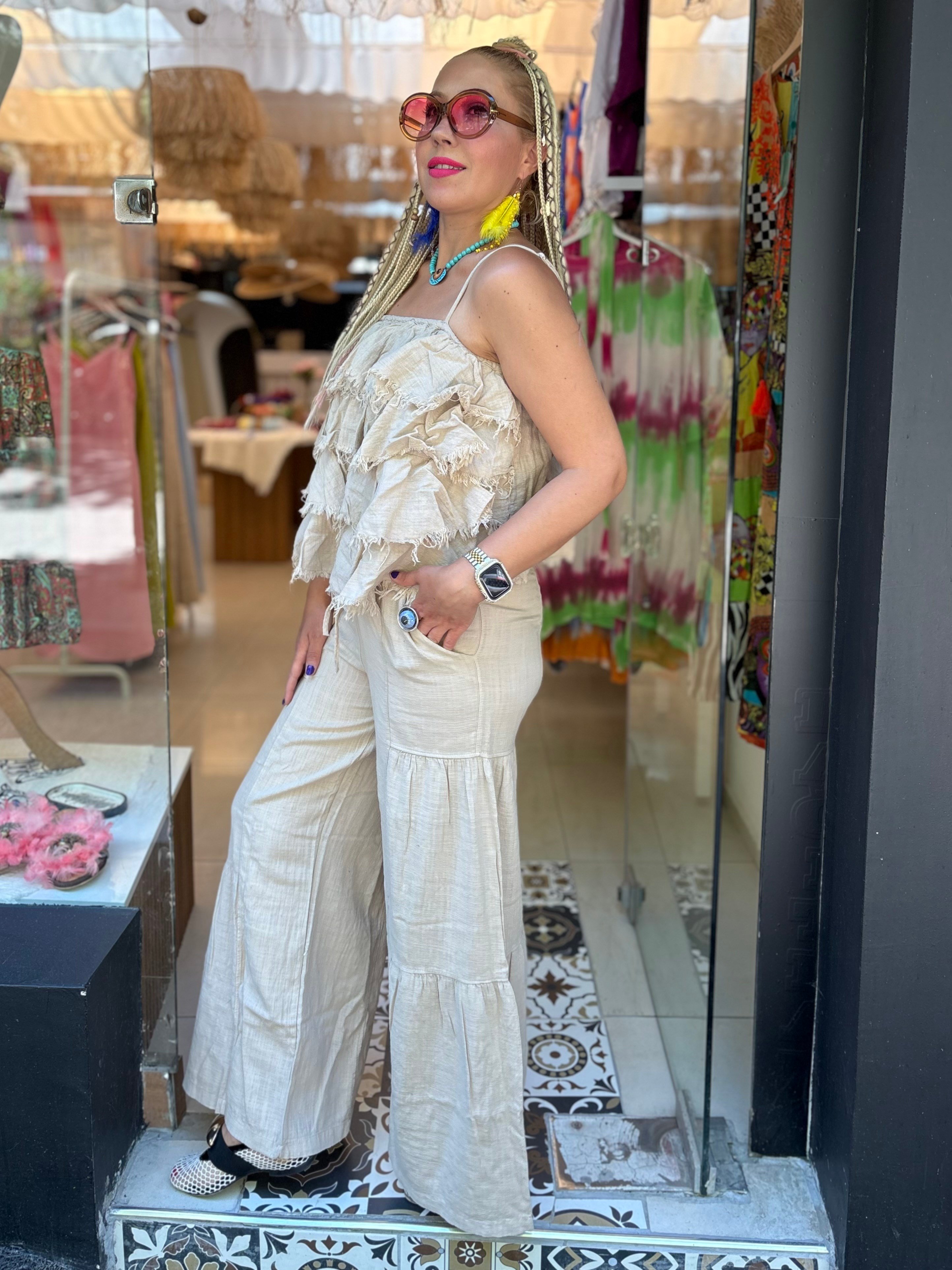 Krem Helen Takım