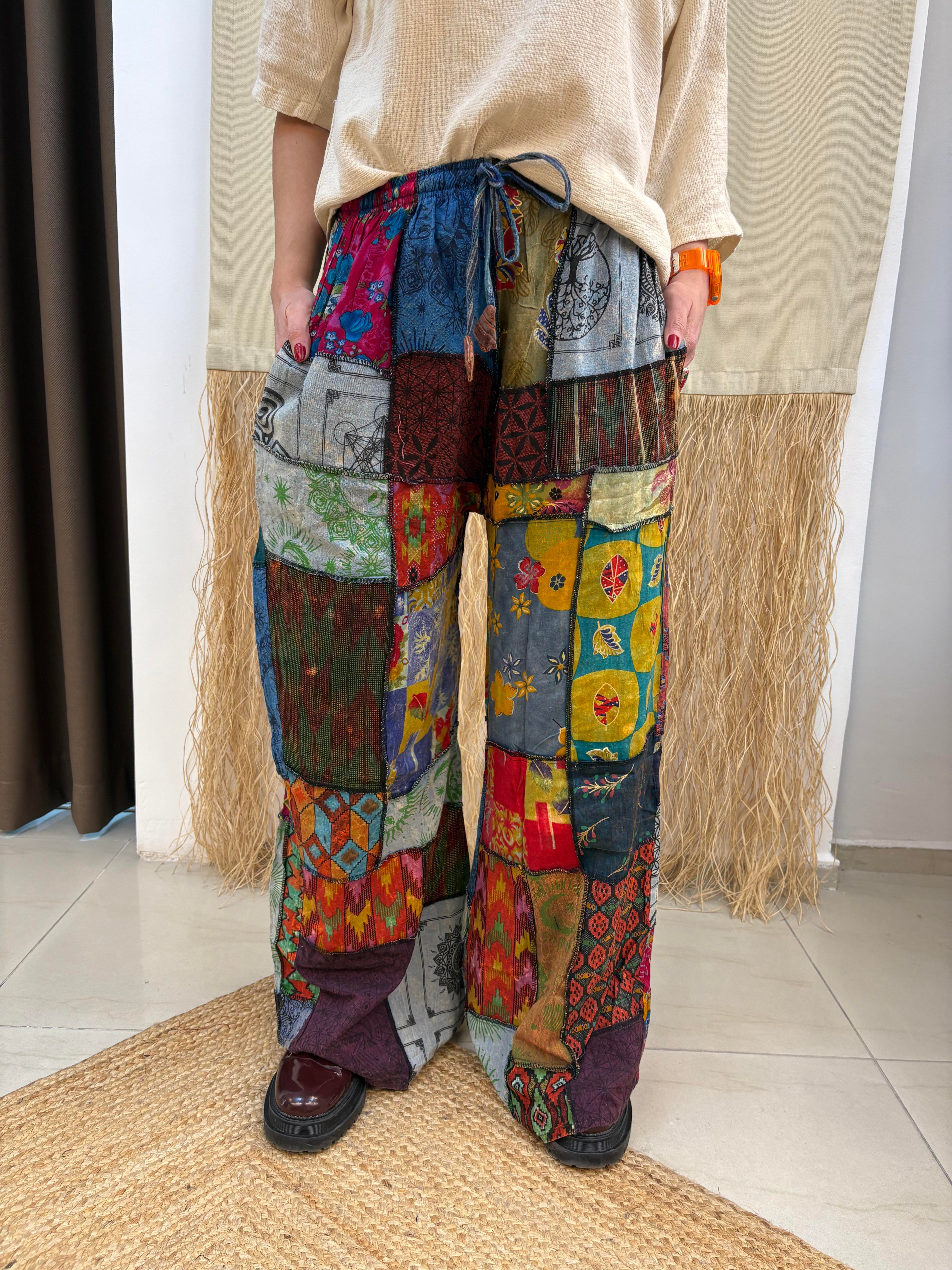 Nepal Patchwork Pantolon